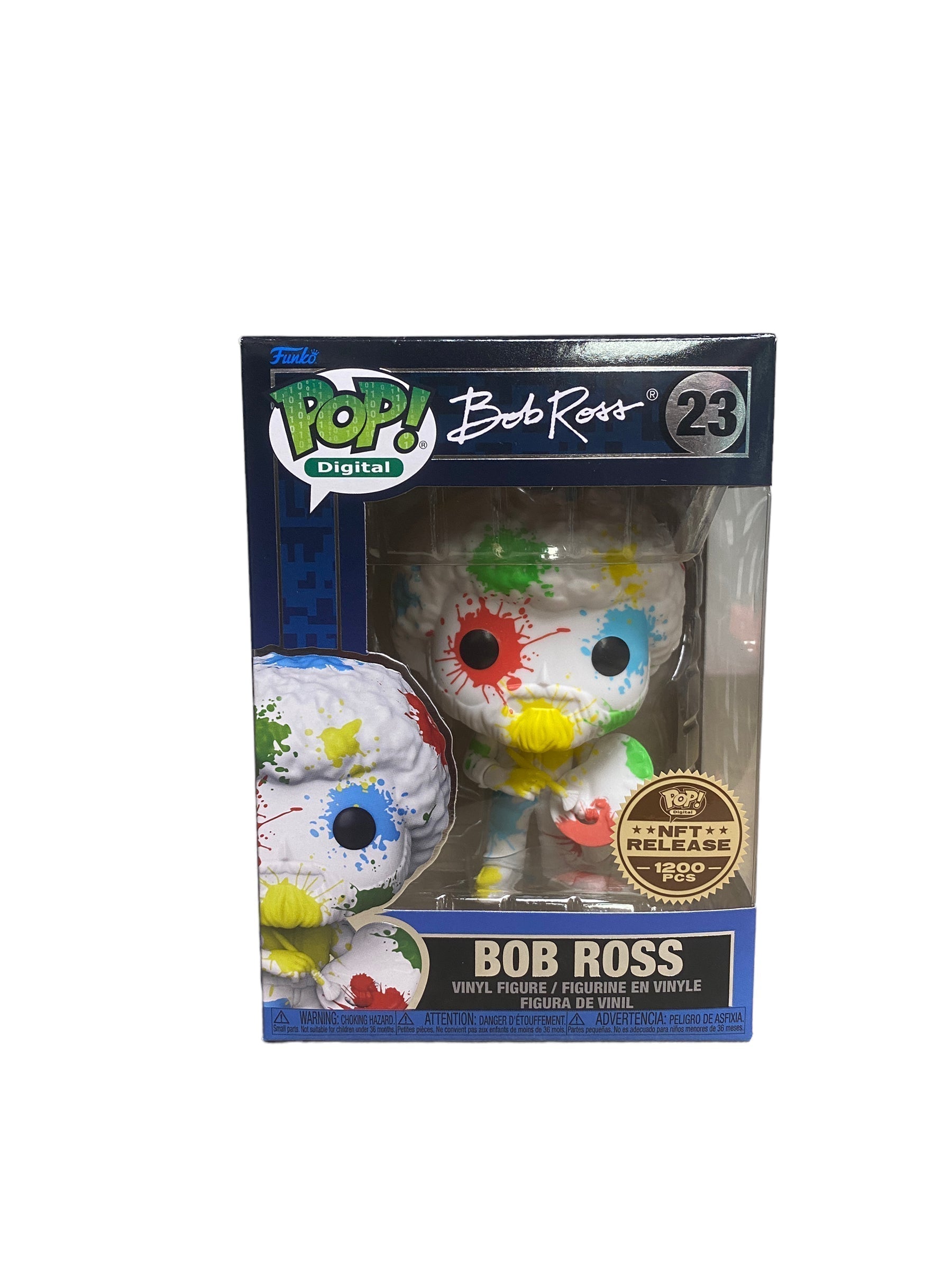 Bob Ross #23 (w/ Pallet / Splatter) Funko Pop! - Bob Ross - NFT Release Exclusive