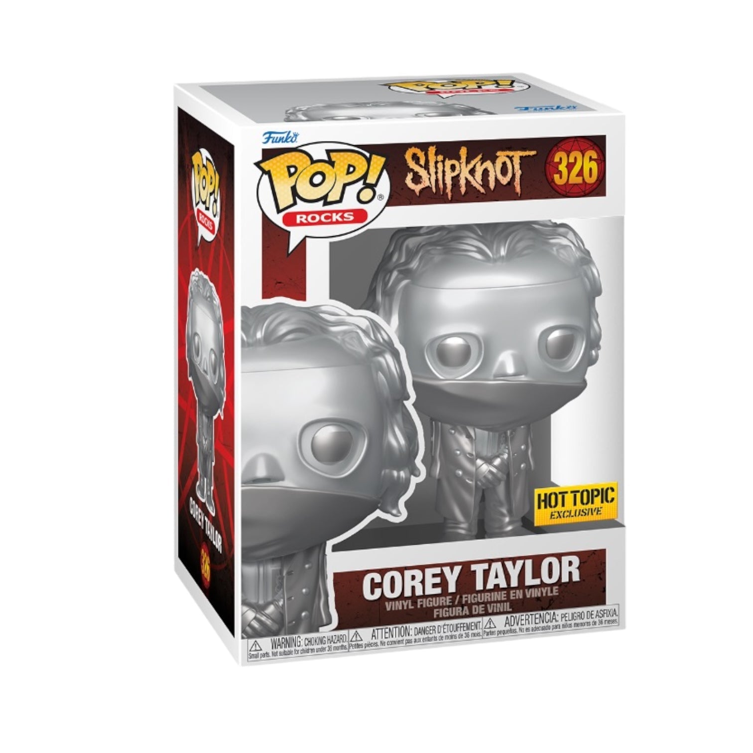 Corey Taylor #326 Funko Pop! - SlipKnot - Rocks - Hot Topic Exclusive