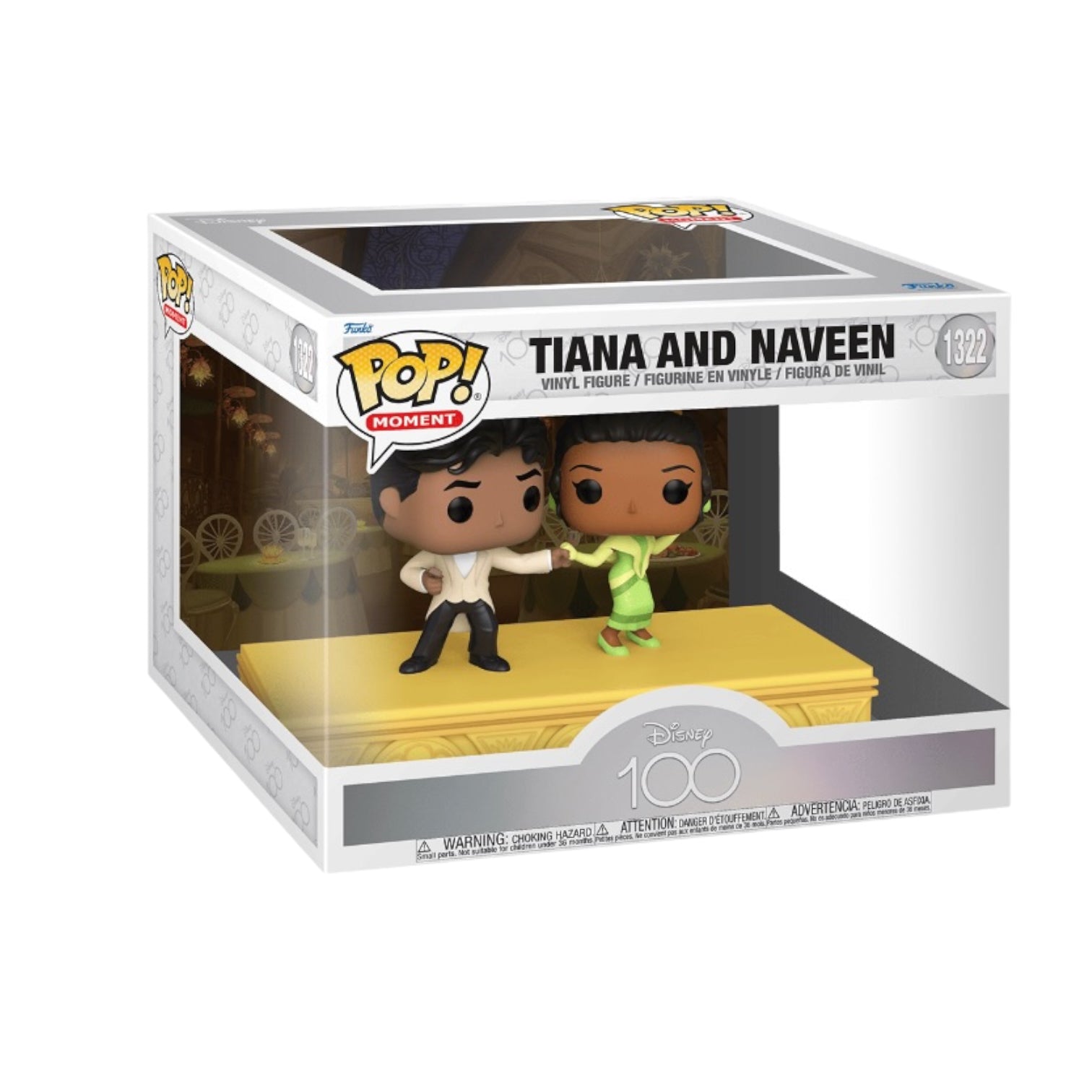 Tiana & Naveen #1322 Funko Pop! Movie Moment Disney 100th - Funko Fair