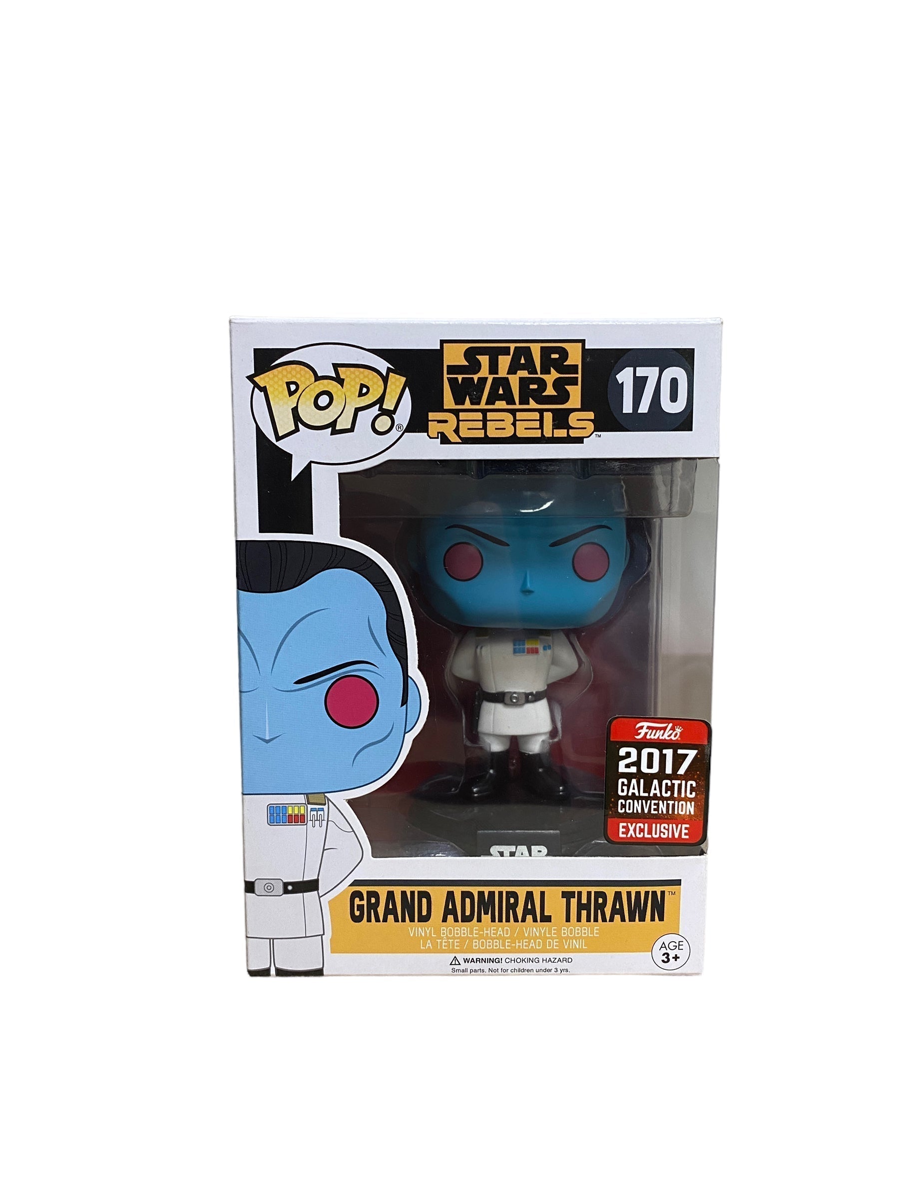 Grand Admiral Thrawn #170 Funko Pop! - Star Wars Rebels - Galactic Convention 2017 Shared Exclusive -