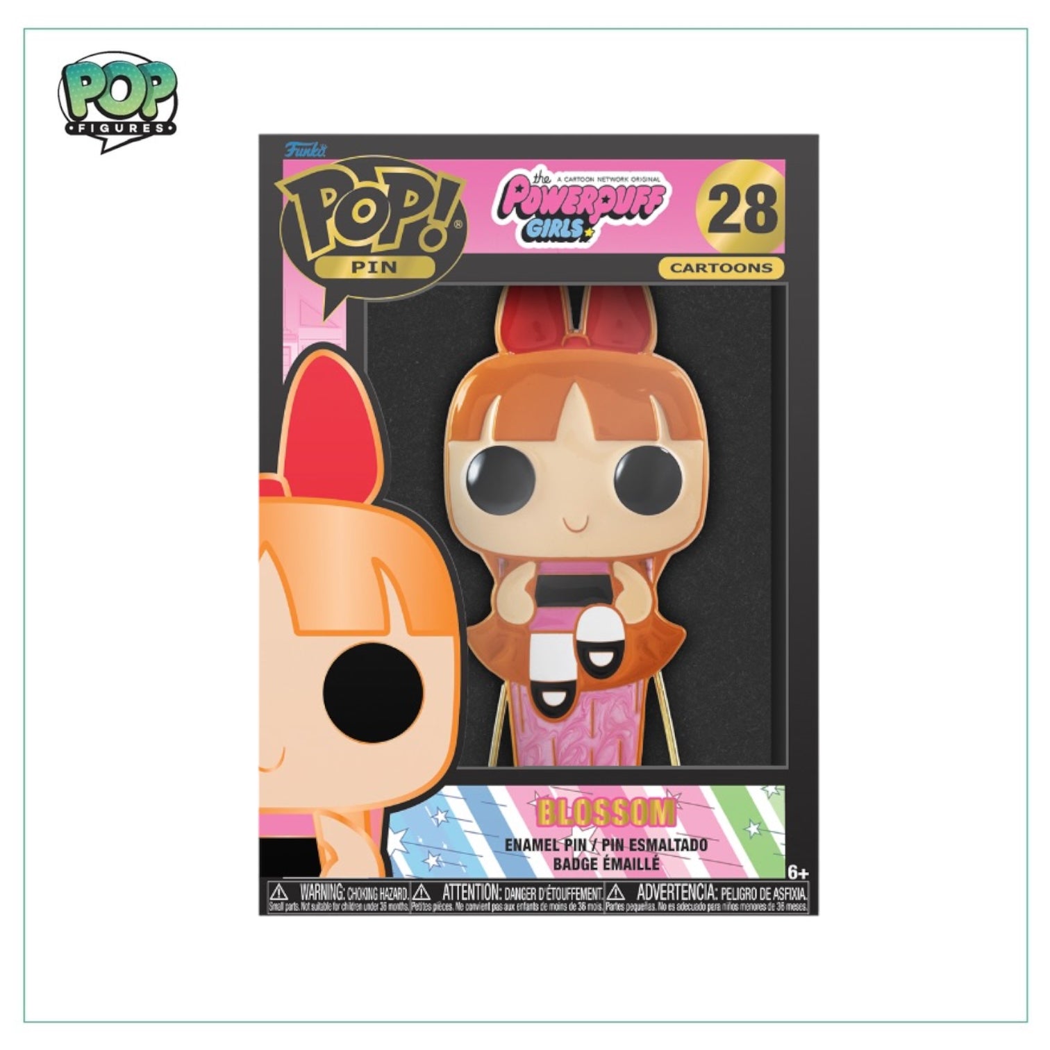 Blossom #28  Funko Pop Pin! - Powerpuff Girls