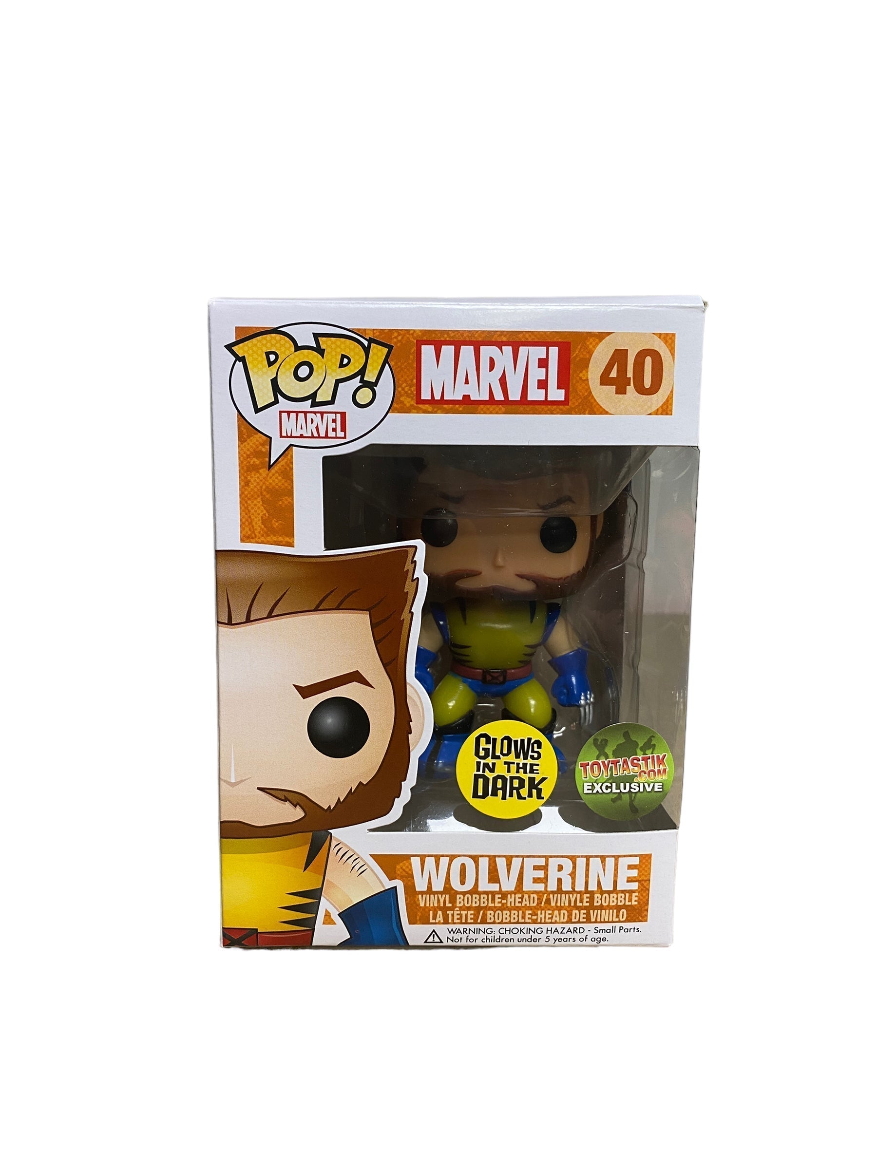 Wolverine Unmasked #40 (Glows In The Dark) Funko Pop! - Marvel - Toytastik.com Exclusive