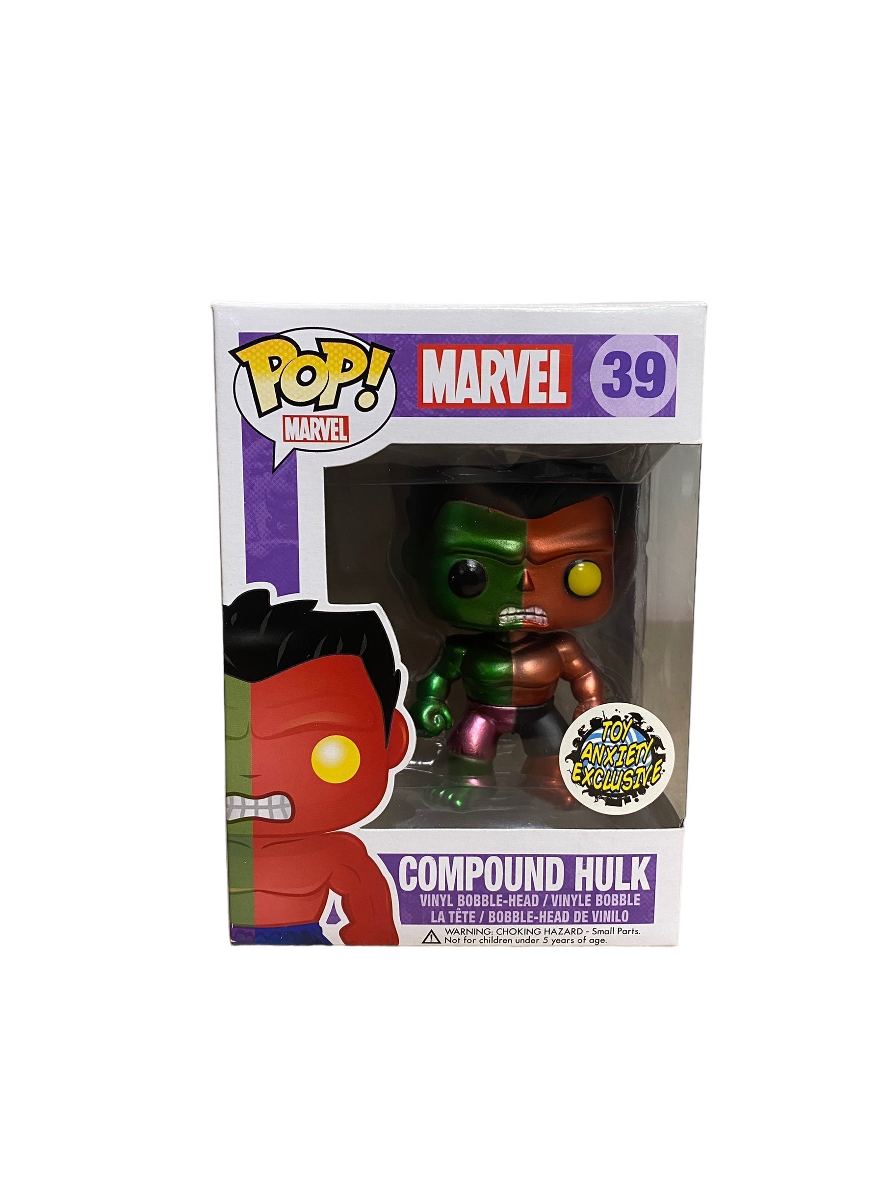 Compound Hulk #39 (Metallic) Funko Pop! - Marvel - Toy Anxiety Exclusive -