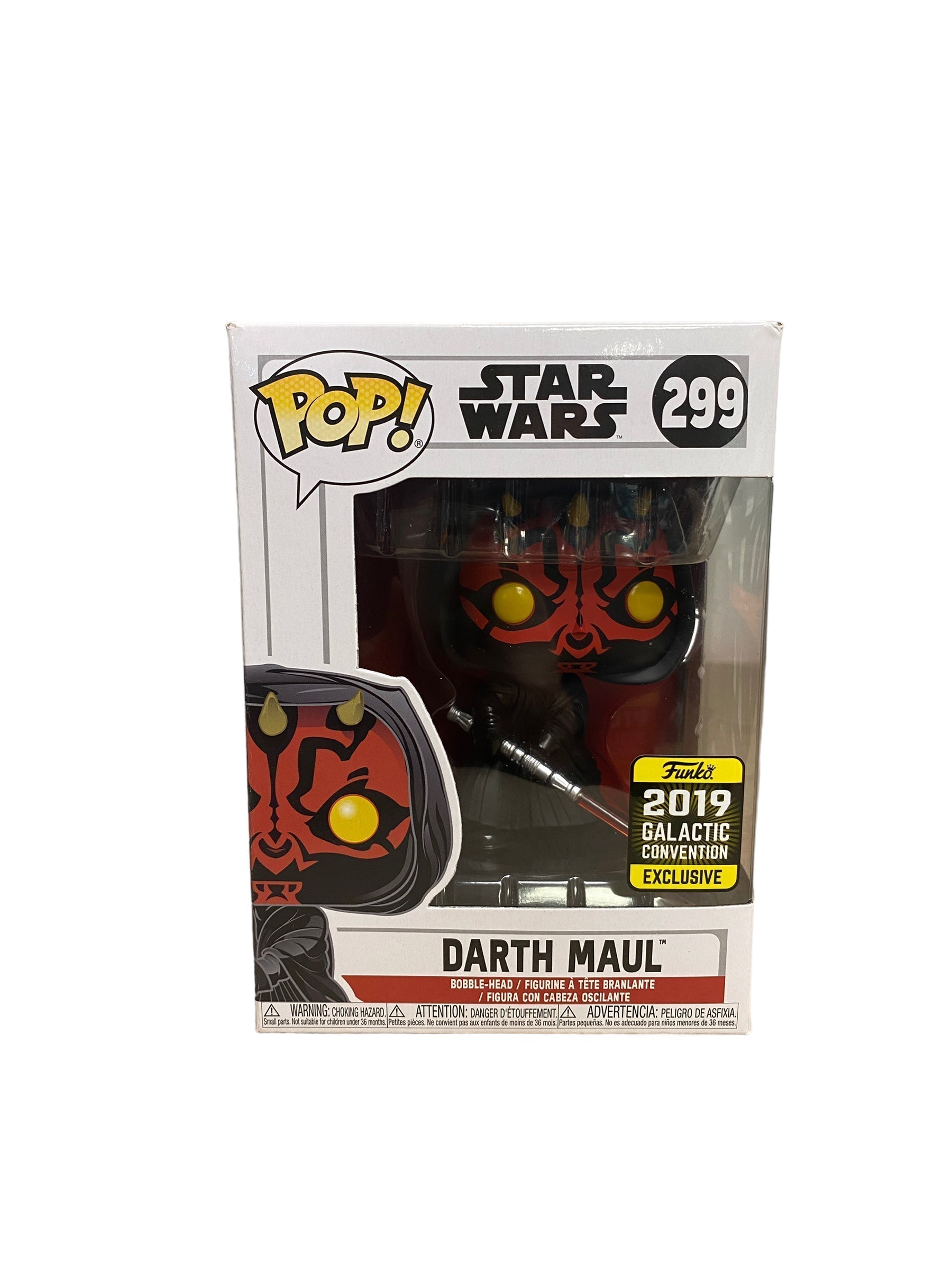 Darth Maul #299 (Hooded) Funko Pop! - Star Wars - Galactic Convention 2019 Exclusive -