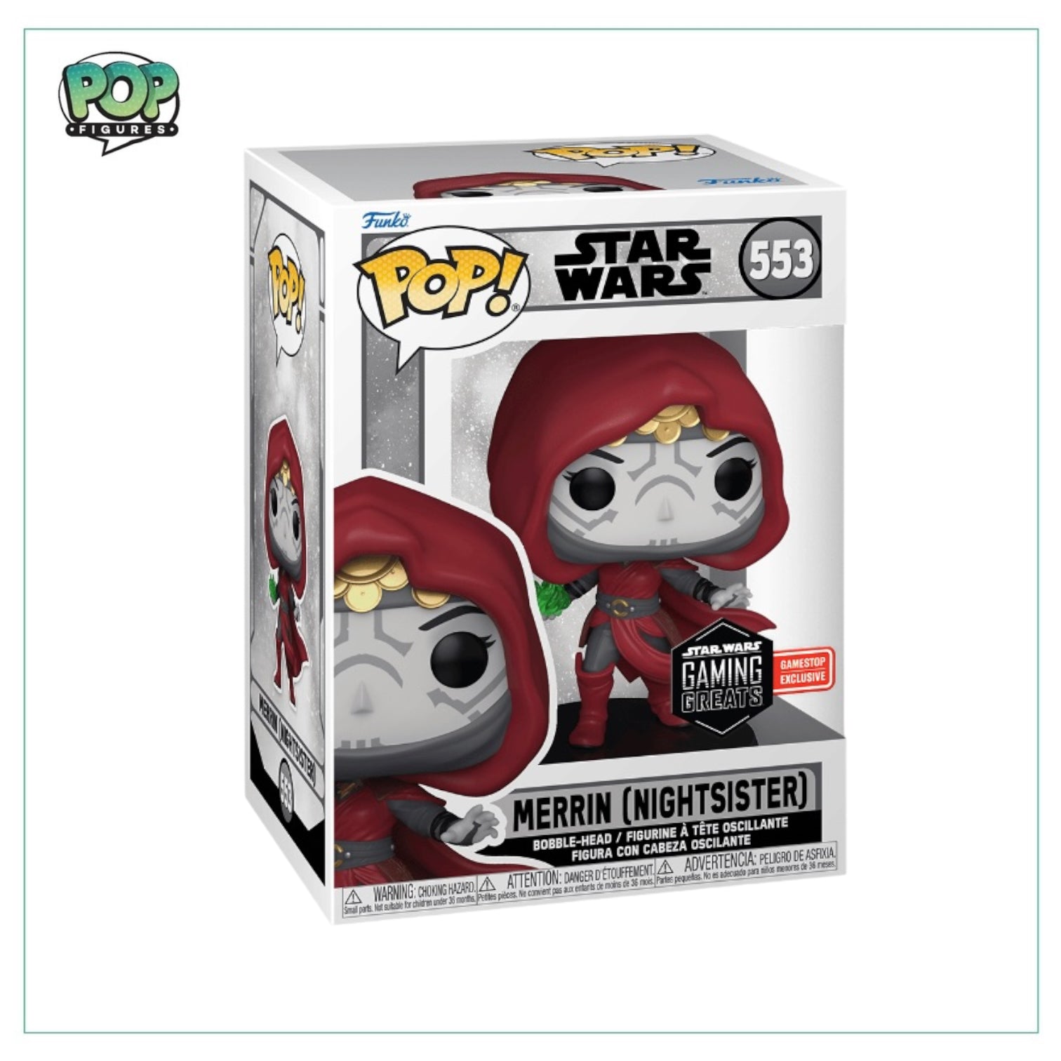 Merrin (Nightsister) #553 Funko Pop! - Star Wars - Star Wars Gaming Greats - Gamestop Exclusive