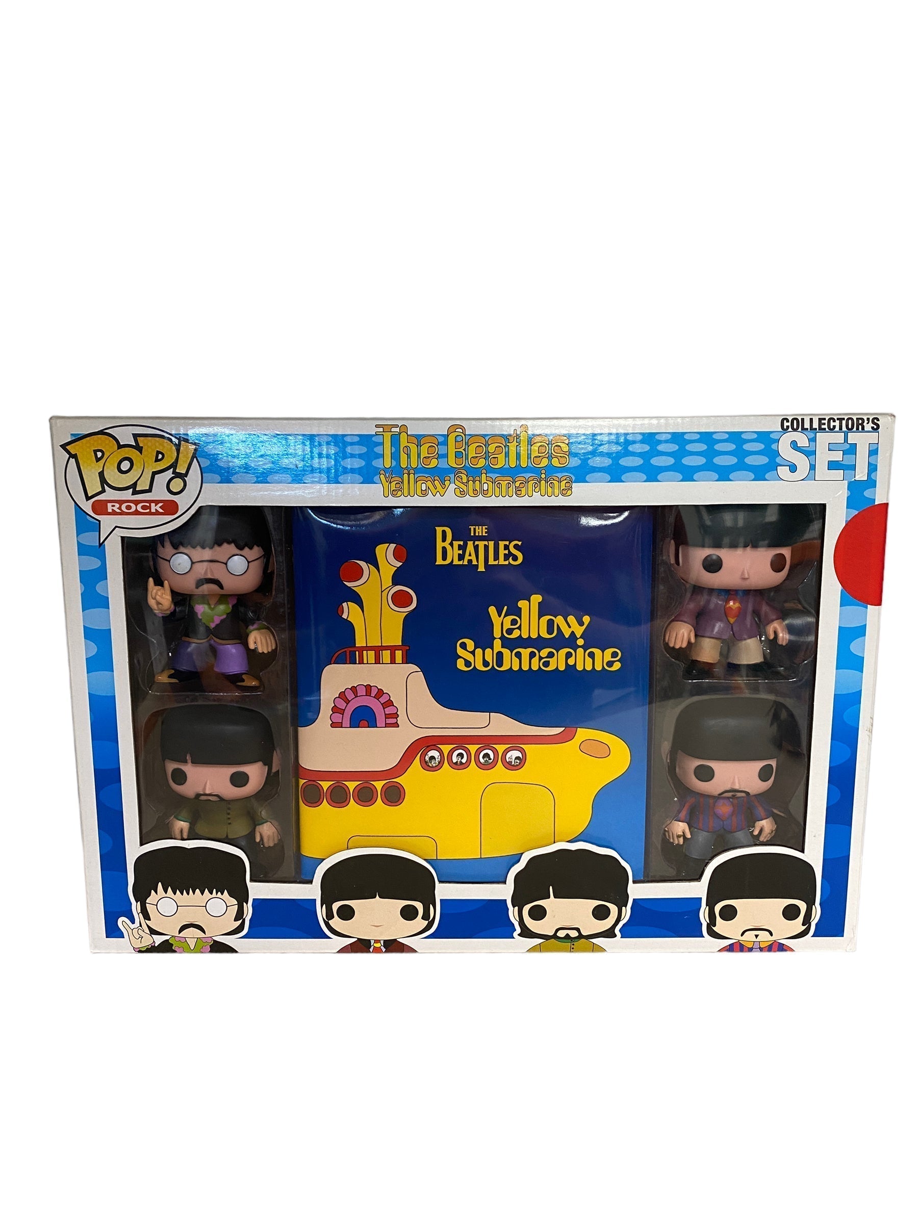 The Beatles Yellow Submarine 4 Pack Funko Pop Collectors Set! - Rocks - 2012 Pop! -