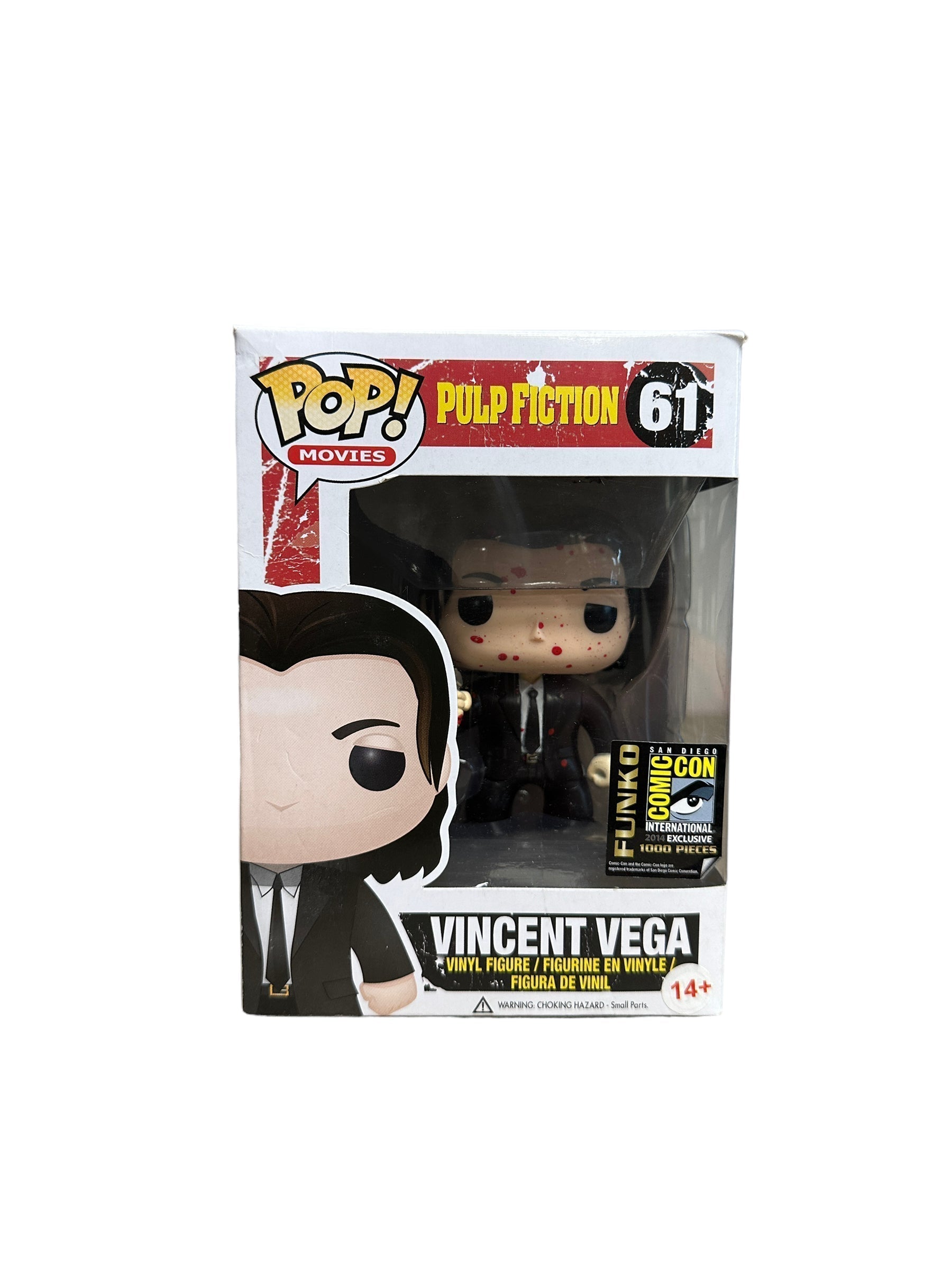 Vincent Vega #61 (Bloody) Funko Pop! - Pulp Fiction - SDCC 2014 Exclusive