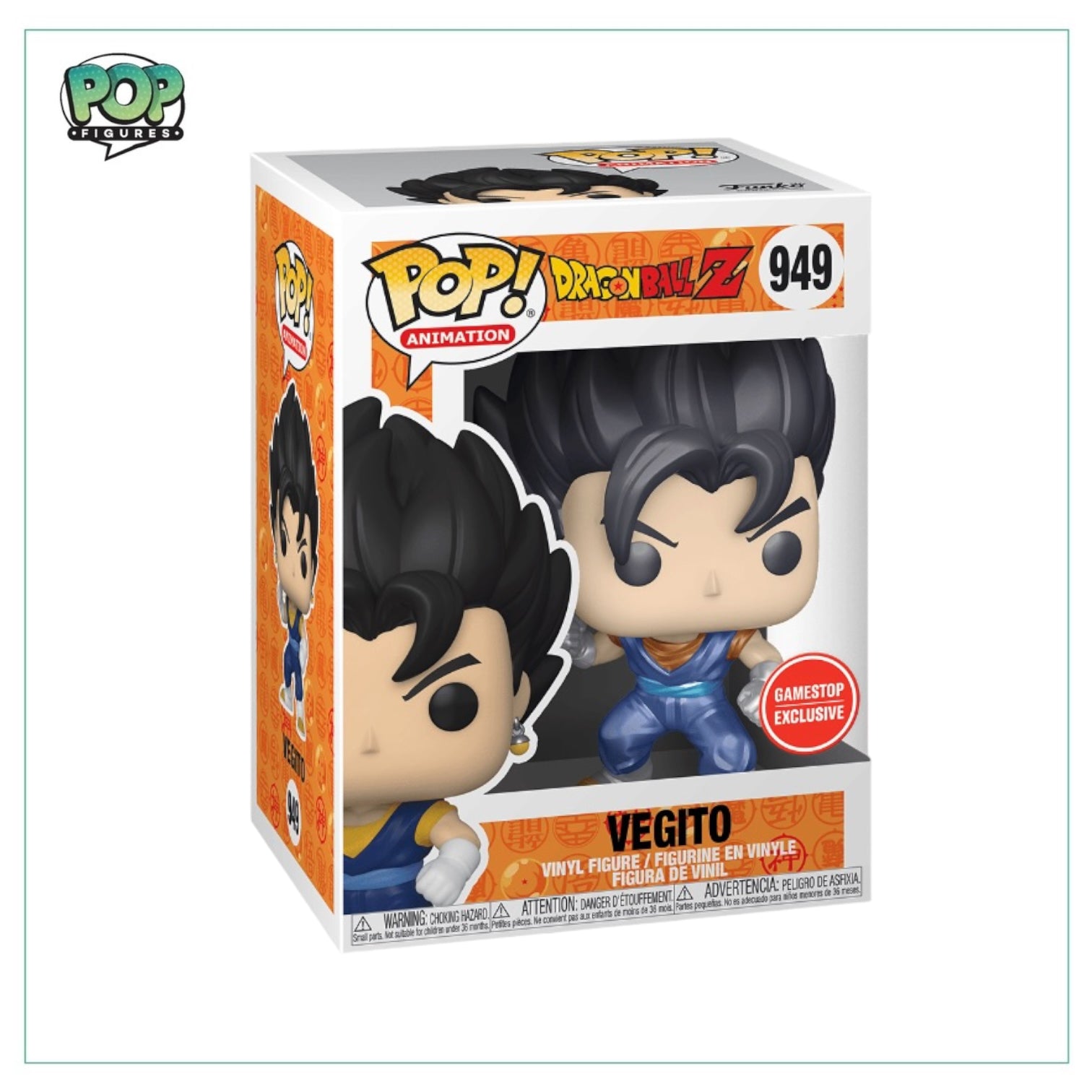 Vegito (Metallic) #949 Funko Pop! - DragonBall Z - GameStop Exclusive