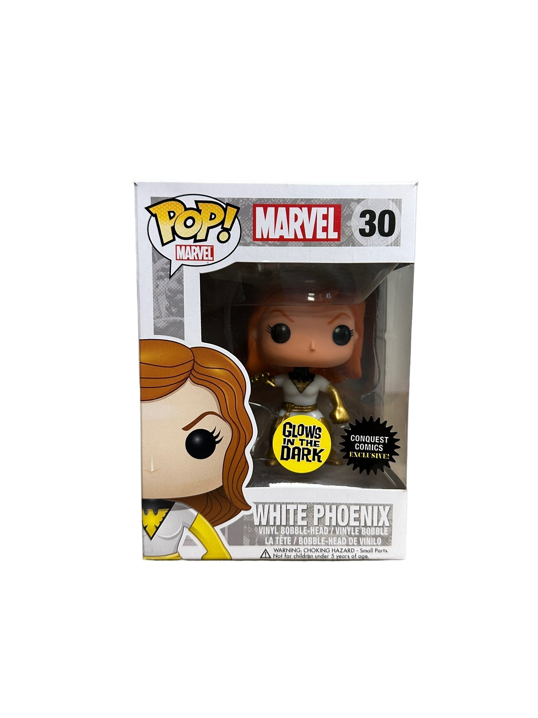 White Phoenix #30 (Glows in the Dark) Funko Pop! - Marvel - Conquest Comics Exclusive -