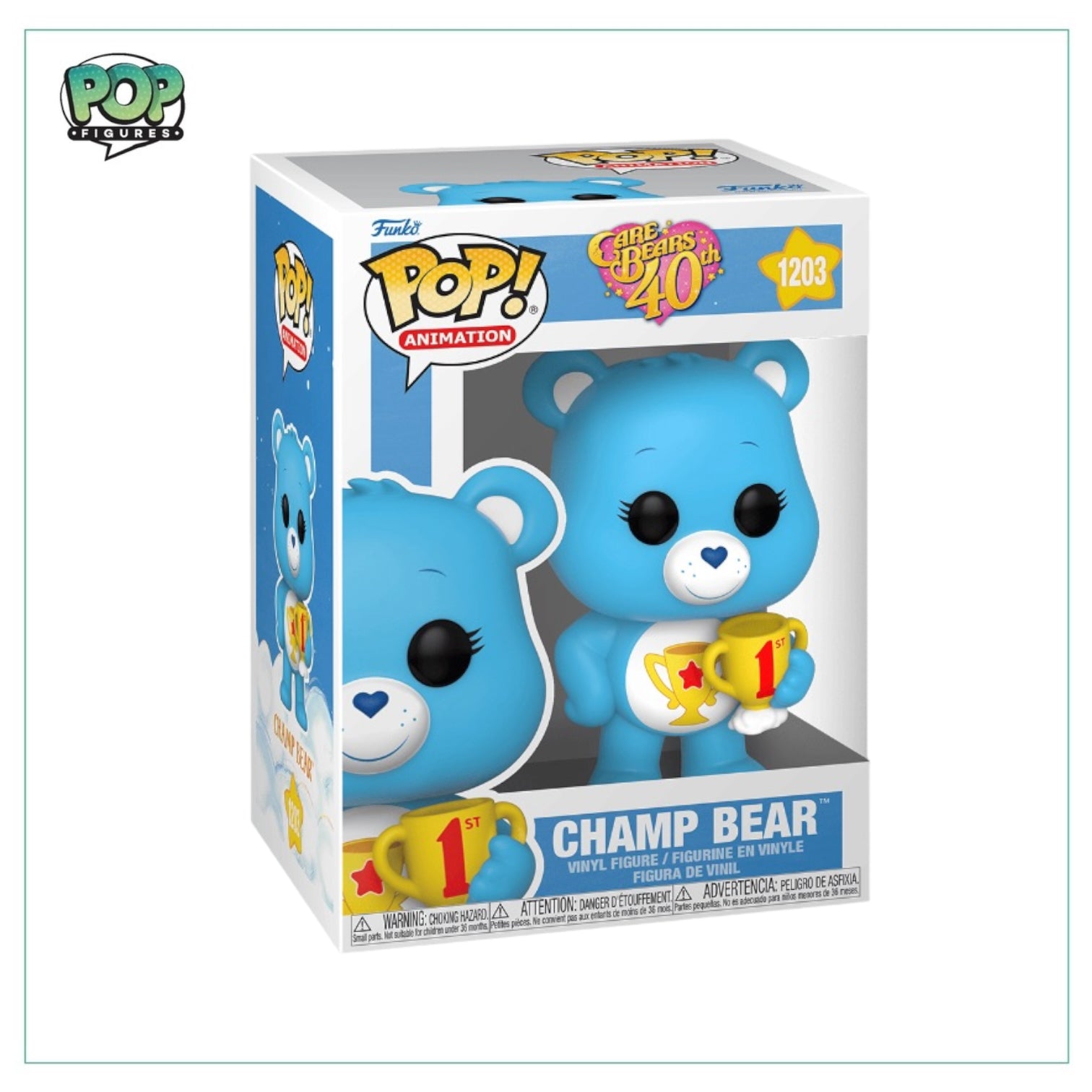 Champ Bear #1203 Funko Pop! - Care Bears 40th Anniversary