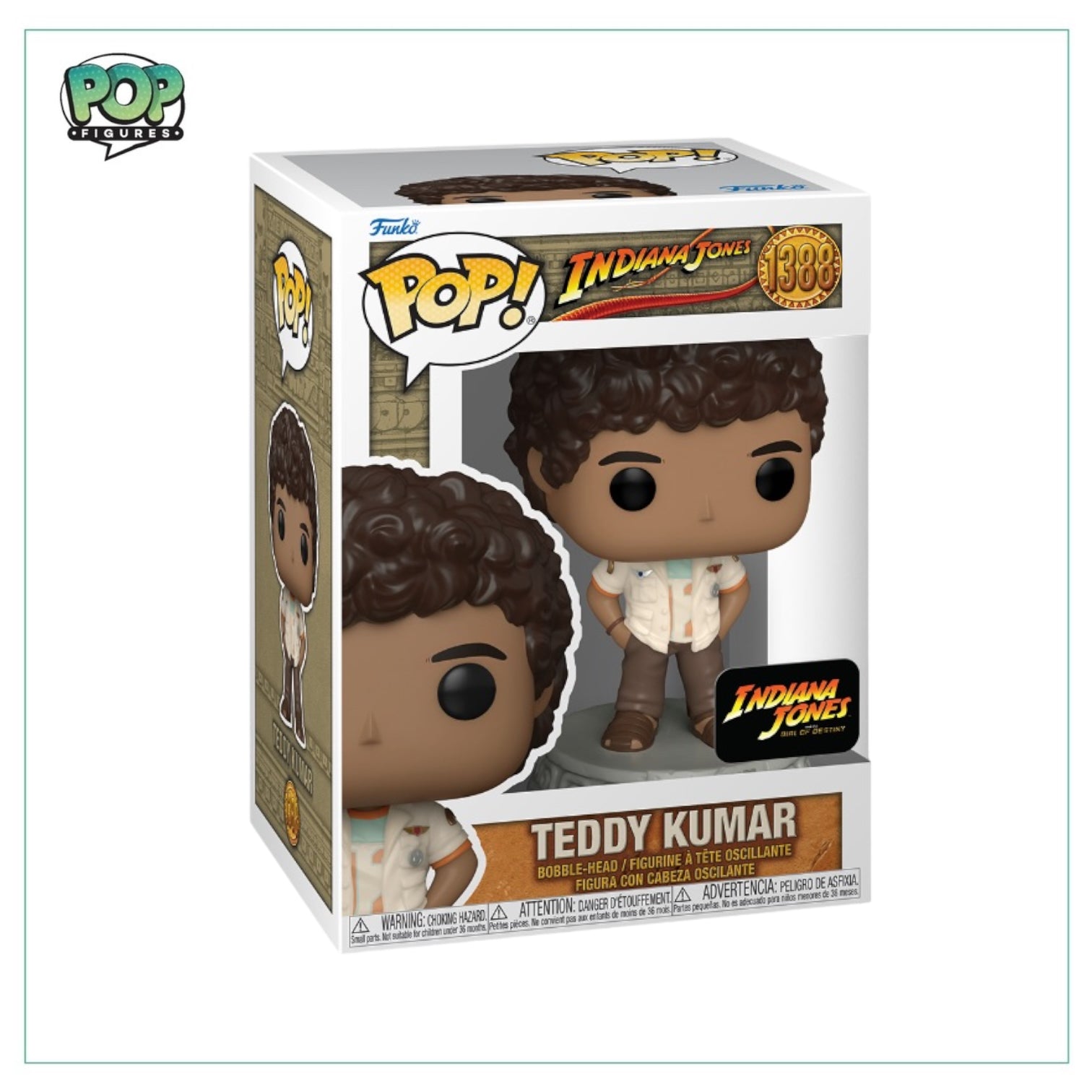 Teddy Kumar #1388 Funko Pop! - Indiana Jones and the Dial of Destiny