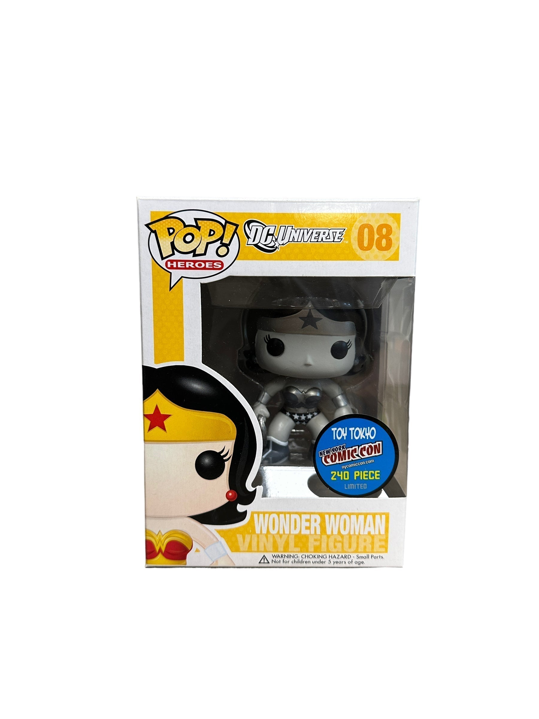 Wonder Woman #08 (Black and White) Funko Pop! - DC Universe - NYCC / Toy Tokyo 2010 Exclusive