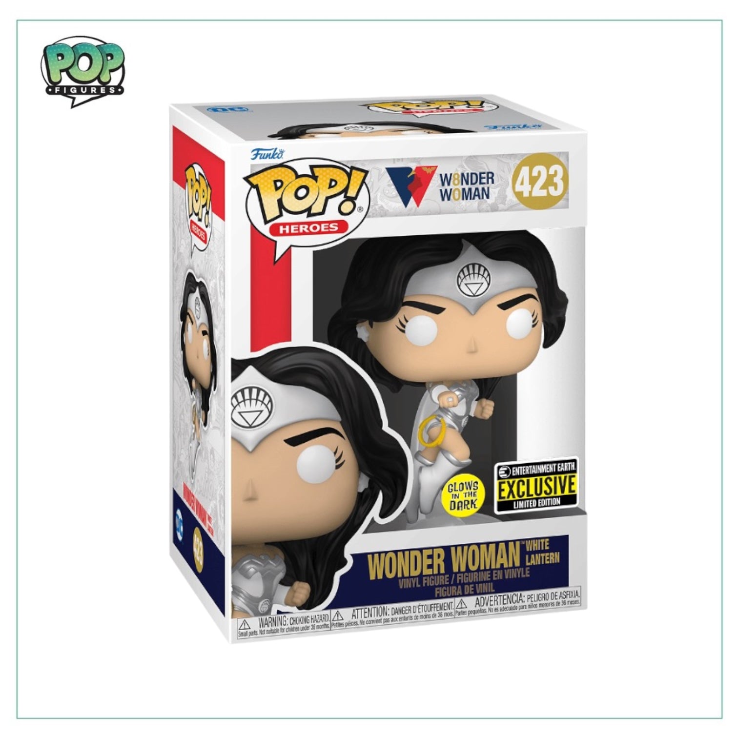 Wonder Woman (Glows In The Dark) #423 Funko Pop! - Heroes - Entertainment Earth Exclusive