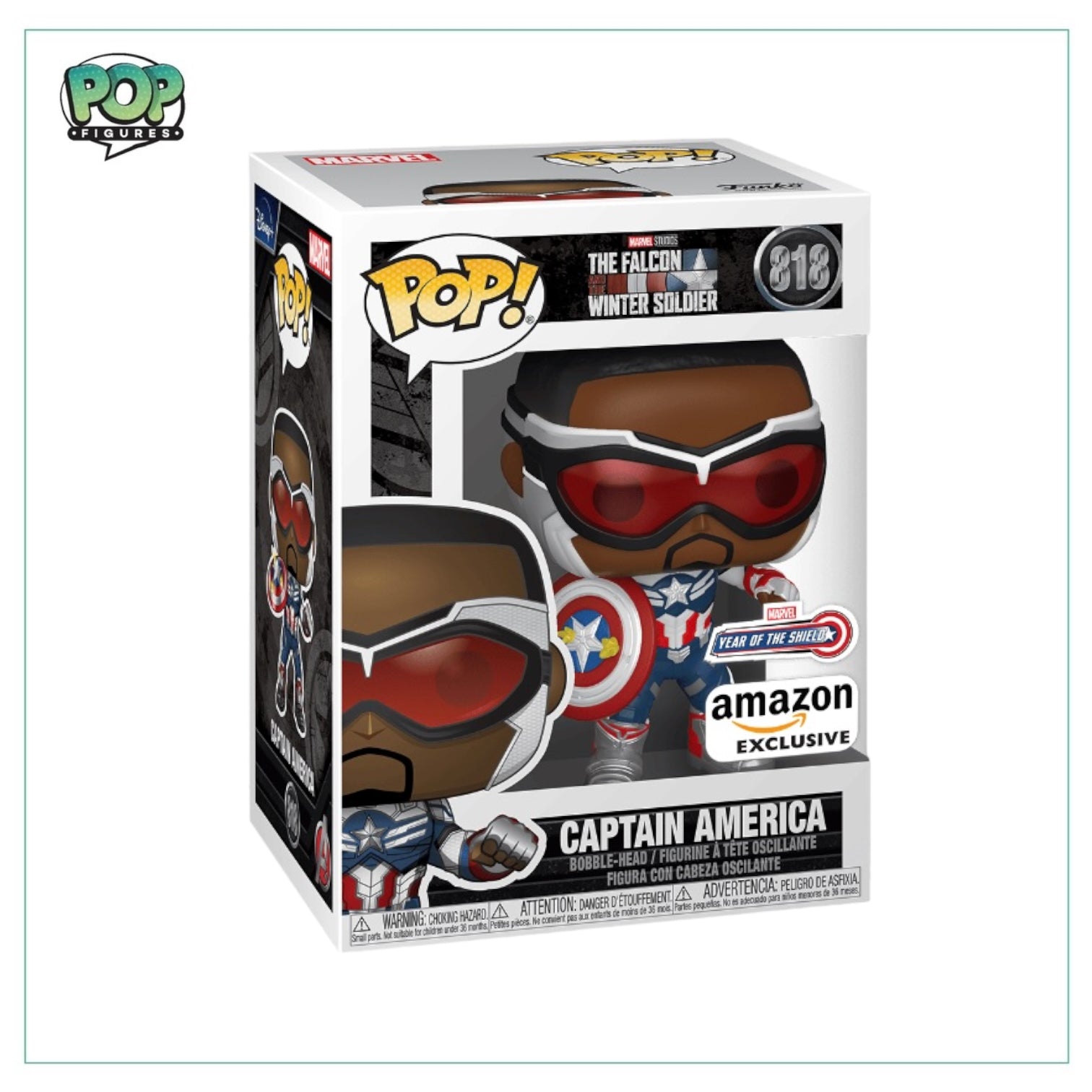 Captain America #818 Funko Pop! - TFAWS - Amazon Exclusive