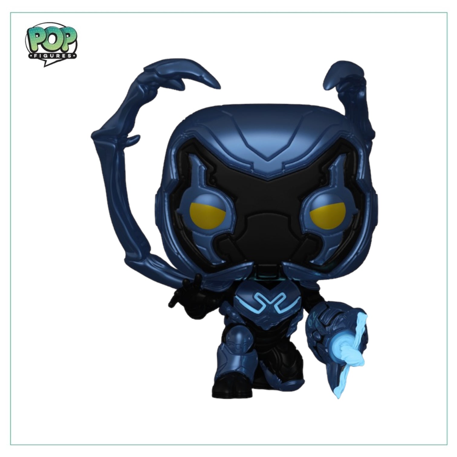 Blue Beetle #1406 (Glows in the Dark) Funko Pop! - Blue Beetle - GameStop Exclusive