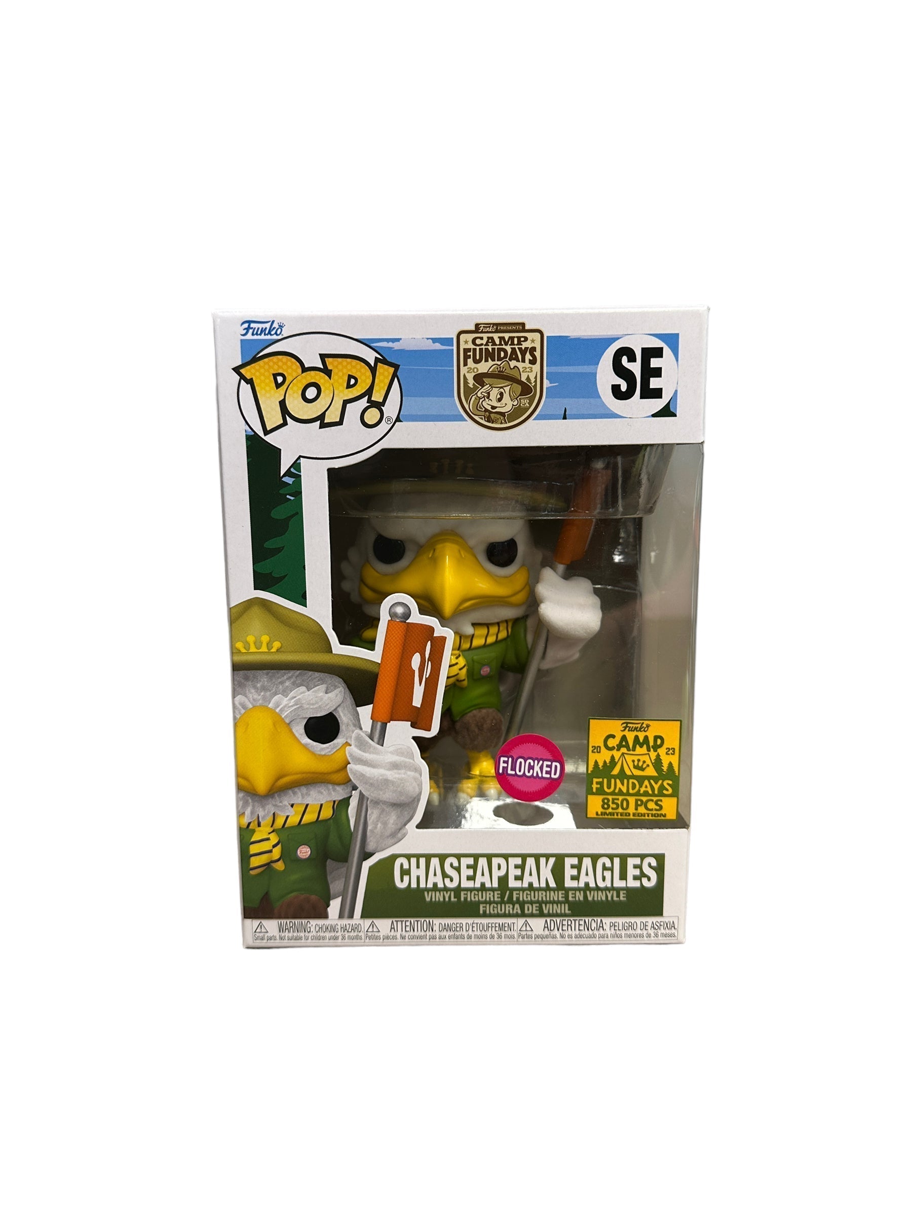 Chaseapeak Eagles (Flocked) Funko Pop! - Camp Fundays 2023 Show Exclusive