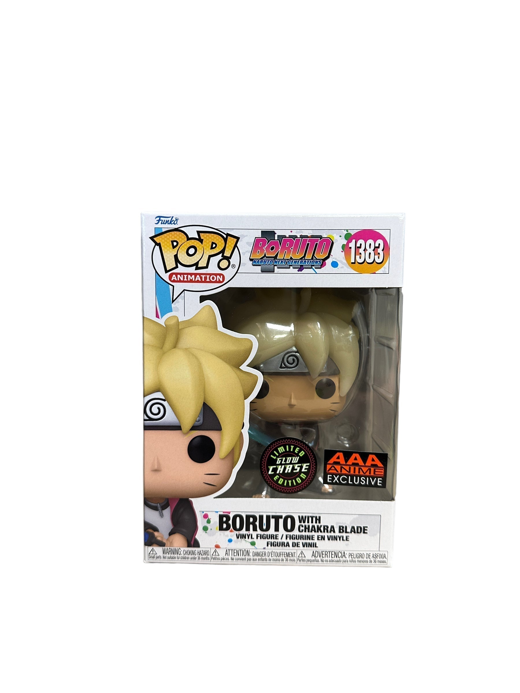 Boruto with Chakra Blade #1383 (Glow Chase) Funko Pop! - Boruto: Naruto Next Generations - AAA Anime Exclusive -