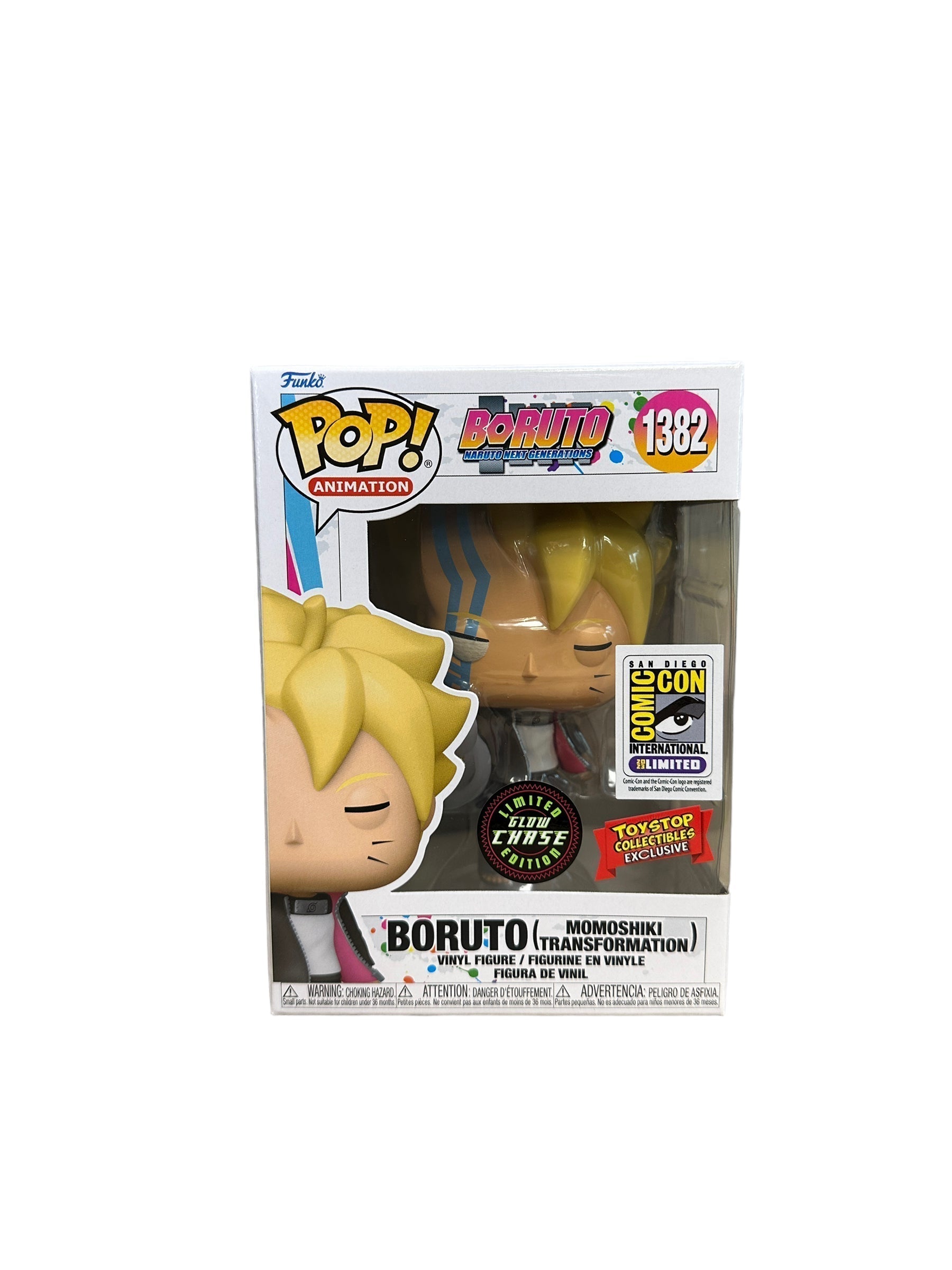 Boruto (Momoshiki Transformation) #1382 (Glow Chase) Funko Pop! - Boruto: Naruto Next Generations - SDCC 2023