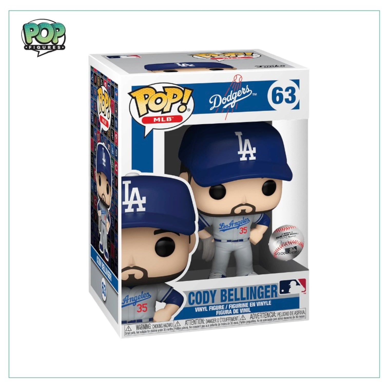 Cody Bellinger (Road Uniform) #63 Funko Pop! - MLB