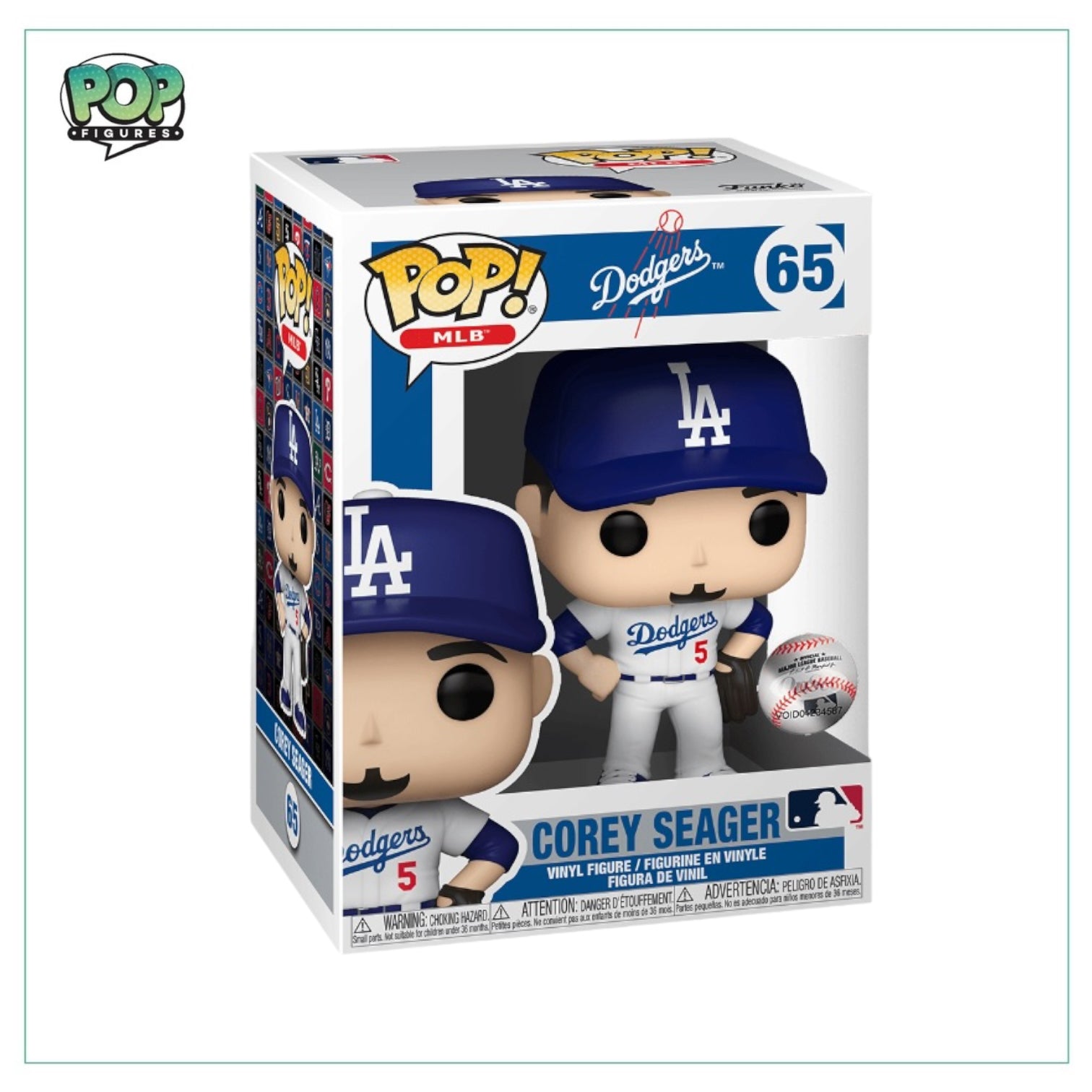 Corey Seager (Home Uniform) #65 Funko Pop! - MLB