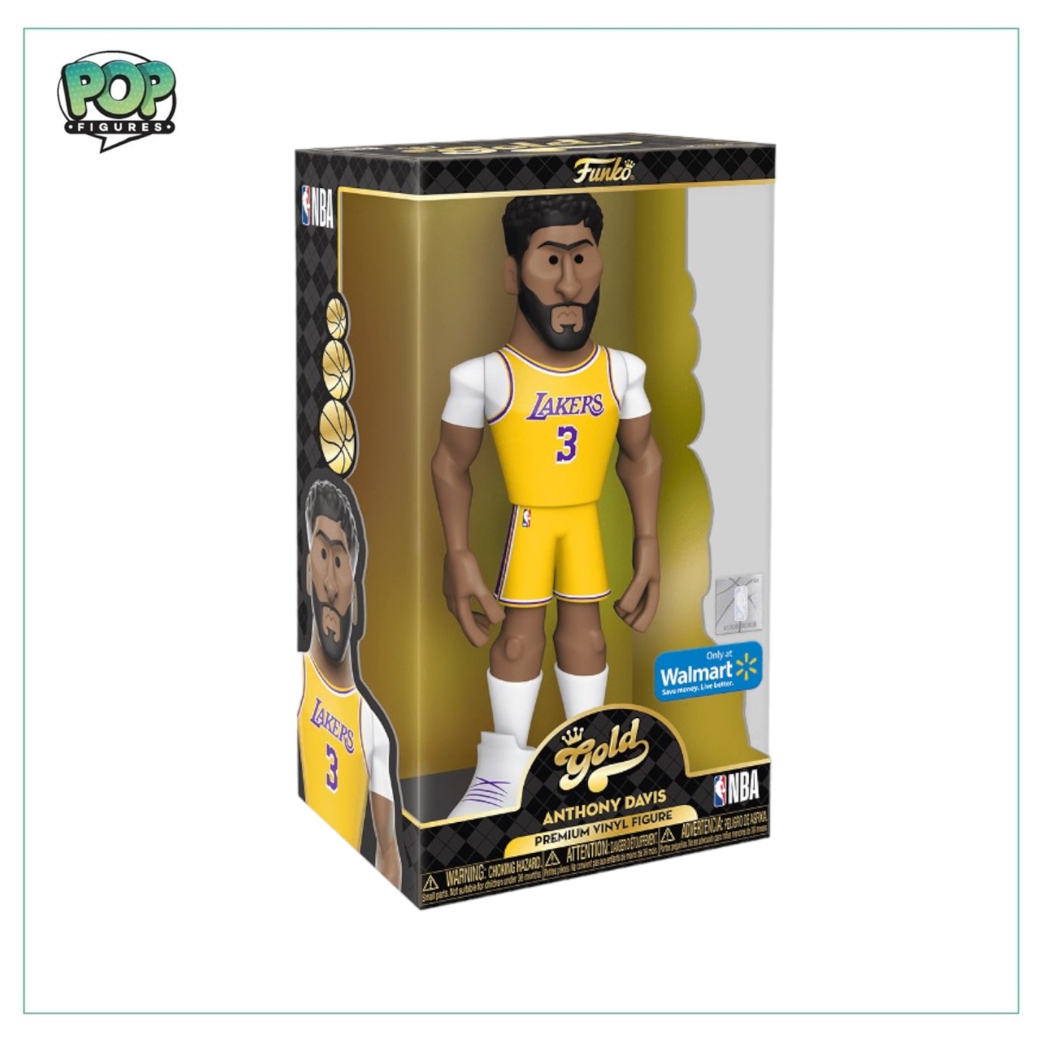 Anthony Davis 12"  Funko Gold Vinyl! - NBA - Walmart Edition