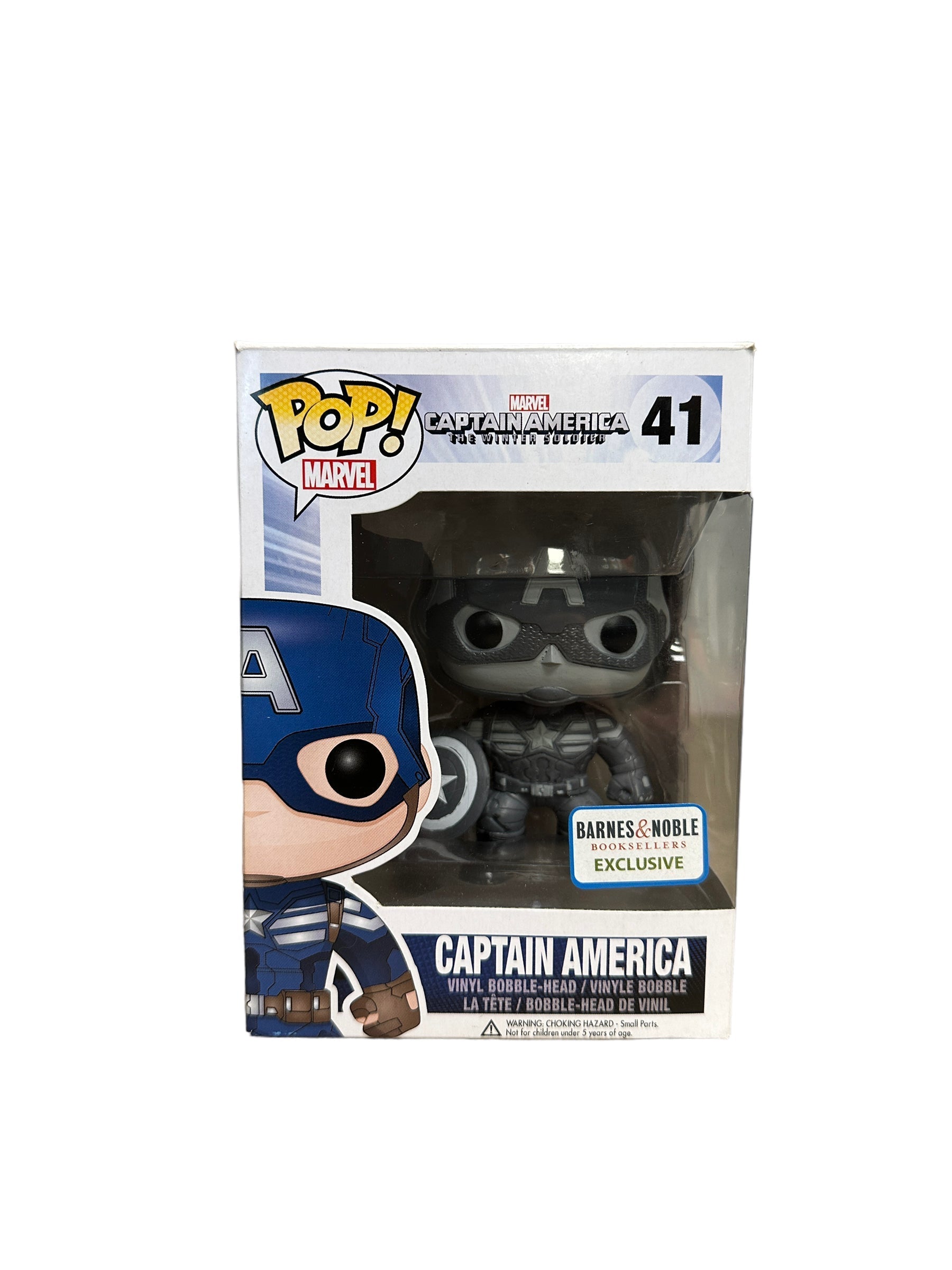 Captain America #41 (Black and White) Funko Pop! - Captain America The Winter Soldier - Barnes and Noble Exclusive -