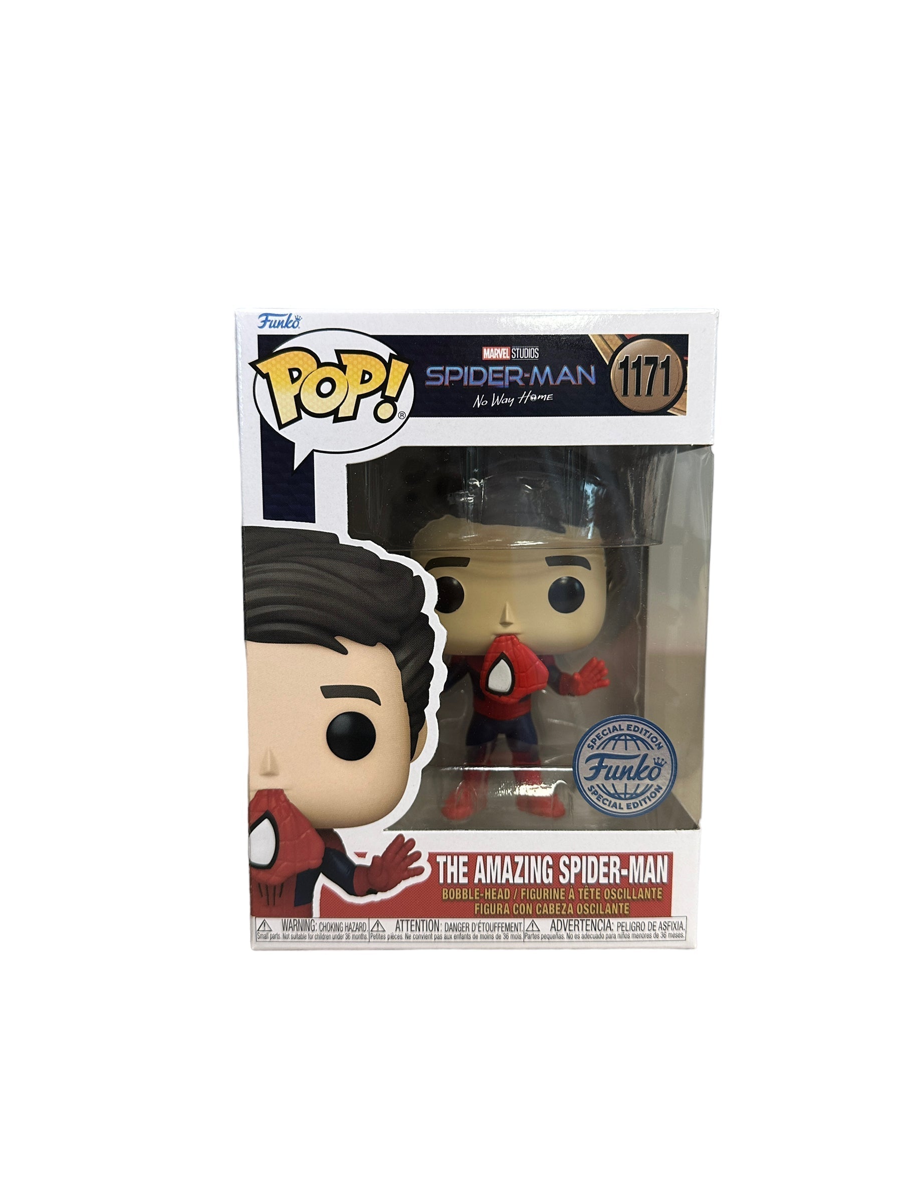 The Amazing Spider-Man #1171 (Unmasked) Funko Pop! - Spider-Man No Way Home - Special Edition -