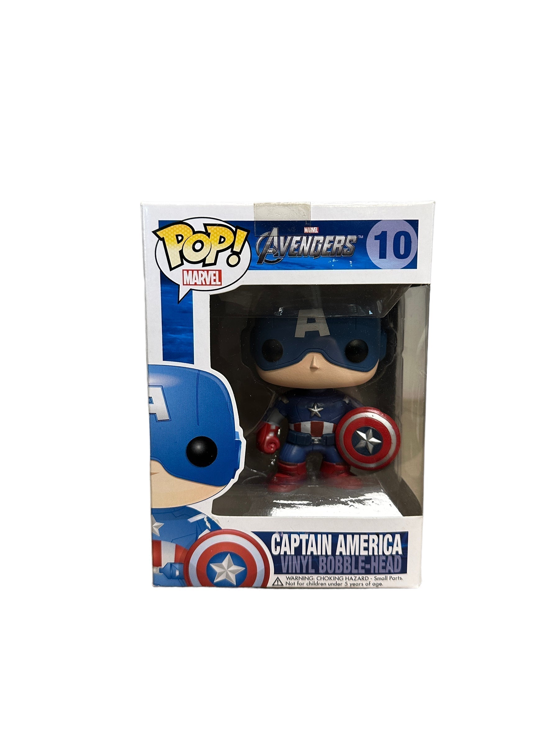 Captain America #10 (Vinyl Bobble-Head) Funko Pop! - The Avengers - 2012 Pop! -