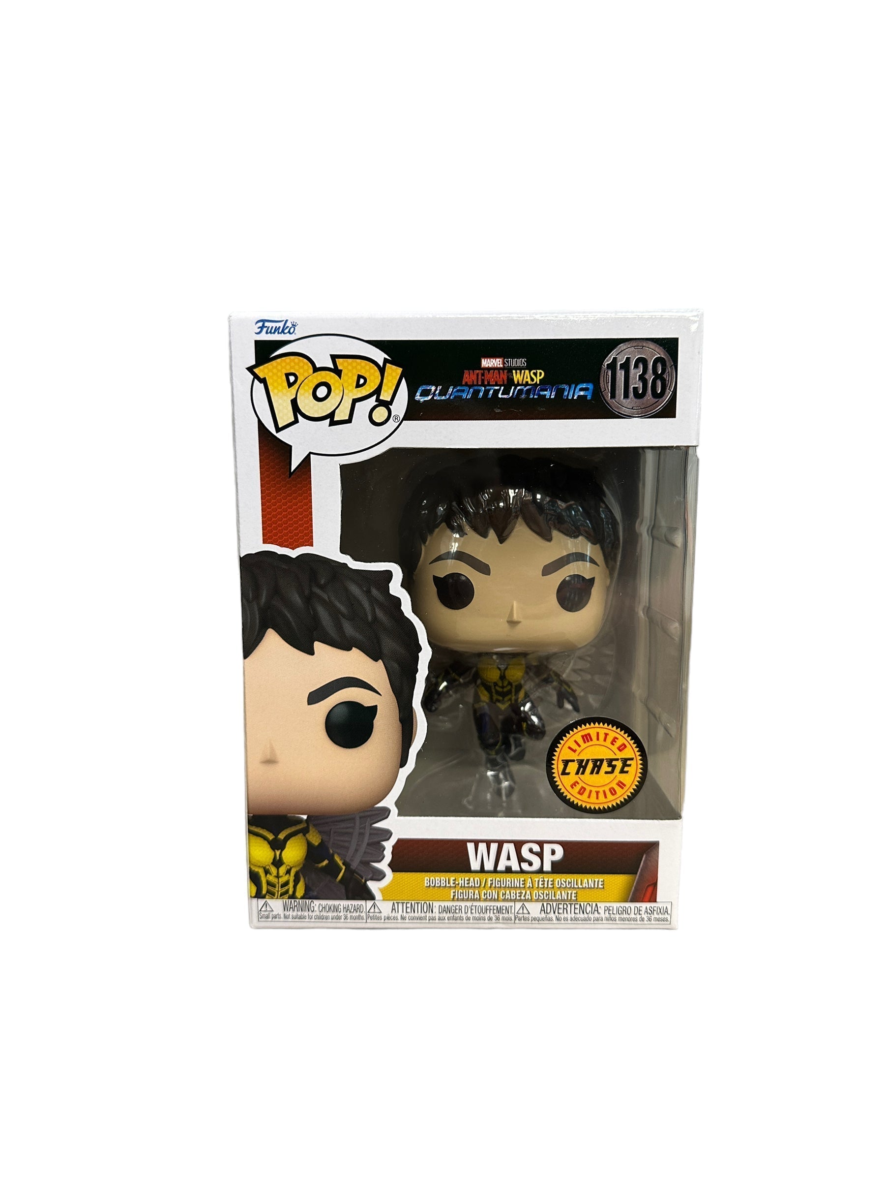 Wasp #1138 (Unmasked Chase) Funko Pop! - Ant-Man & the Wasp Quantumania -