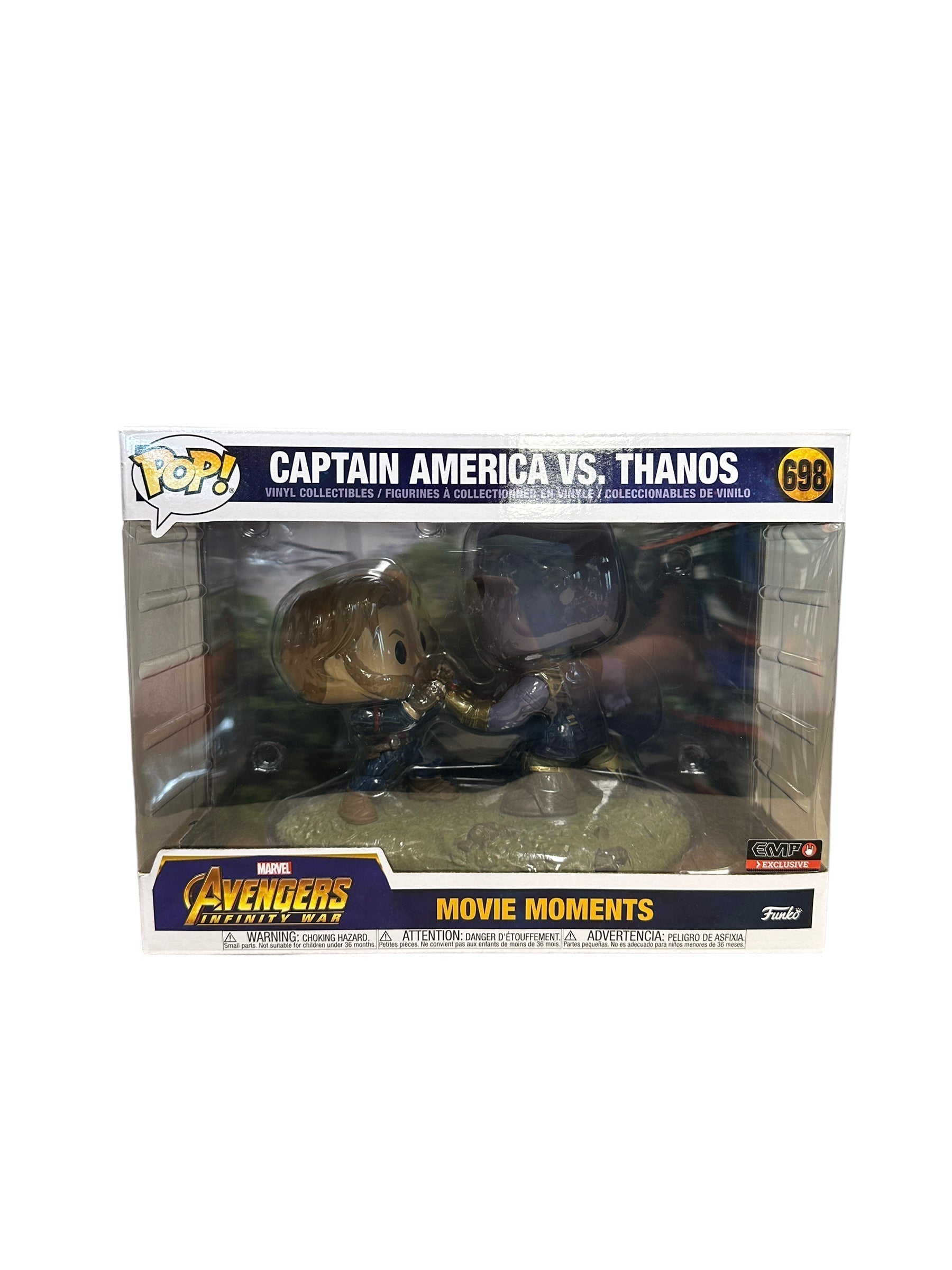 Captain America Vs. Thanos #698 Funko Pop Movie Moment! - Avengers Infinity War - EMP Exclusive -