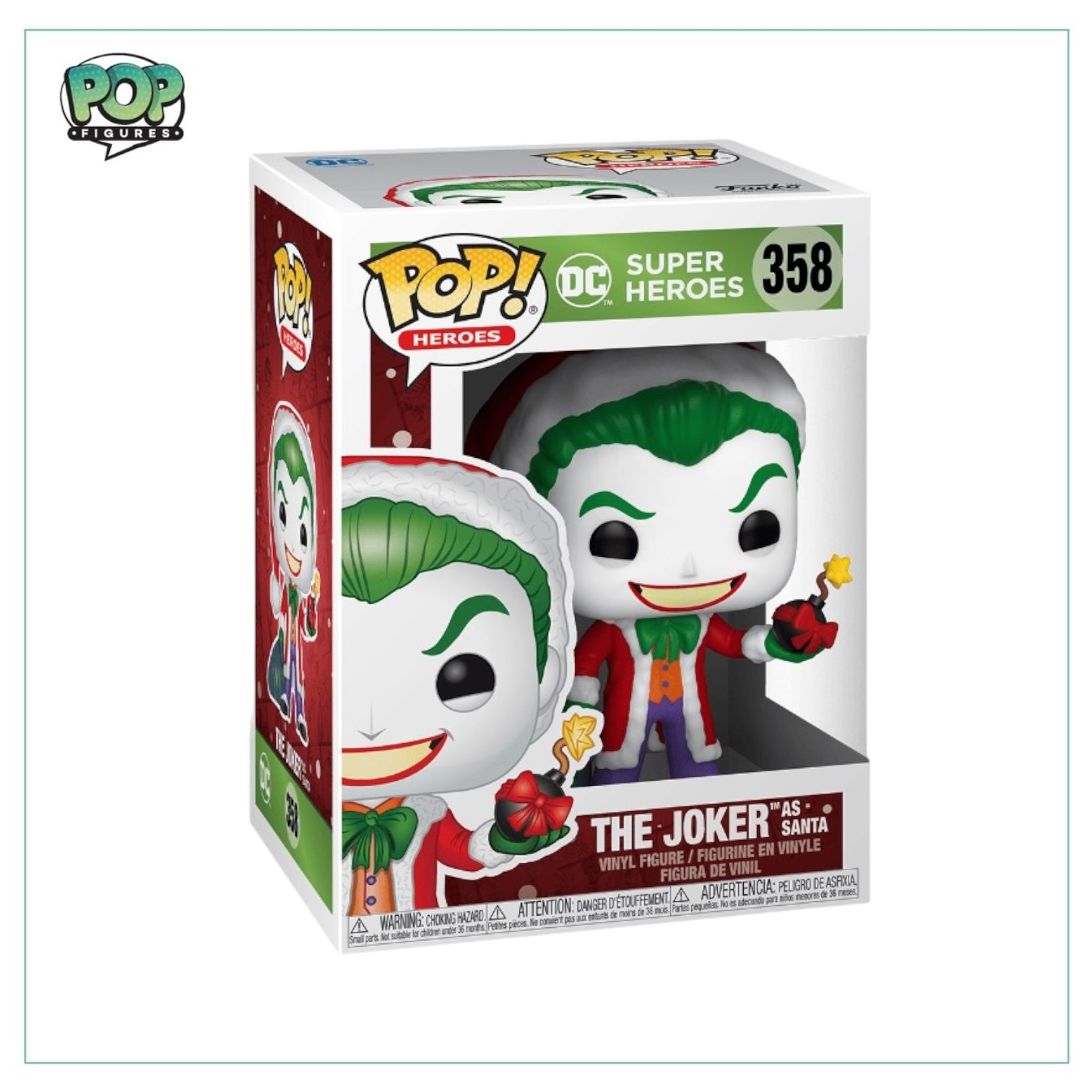 The Joker As Santa #358 Funko Pop! - DC Holiday