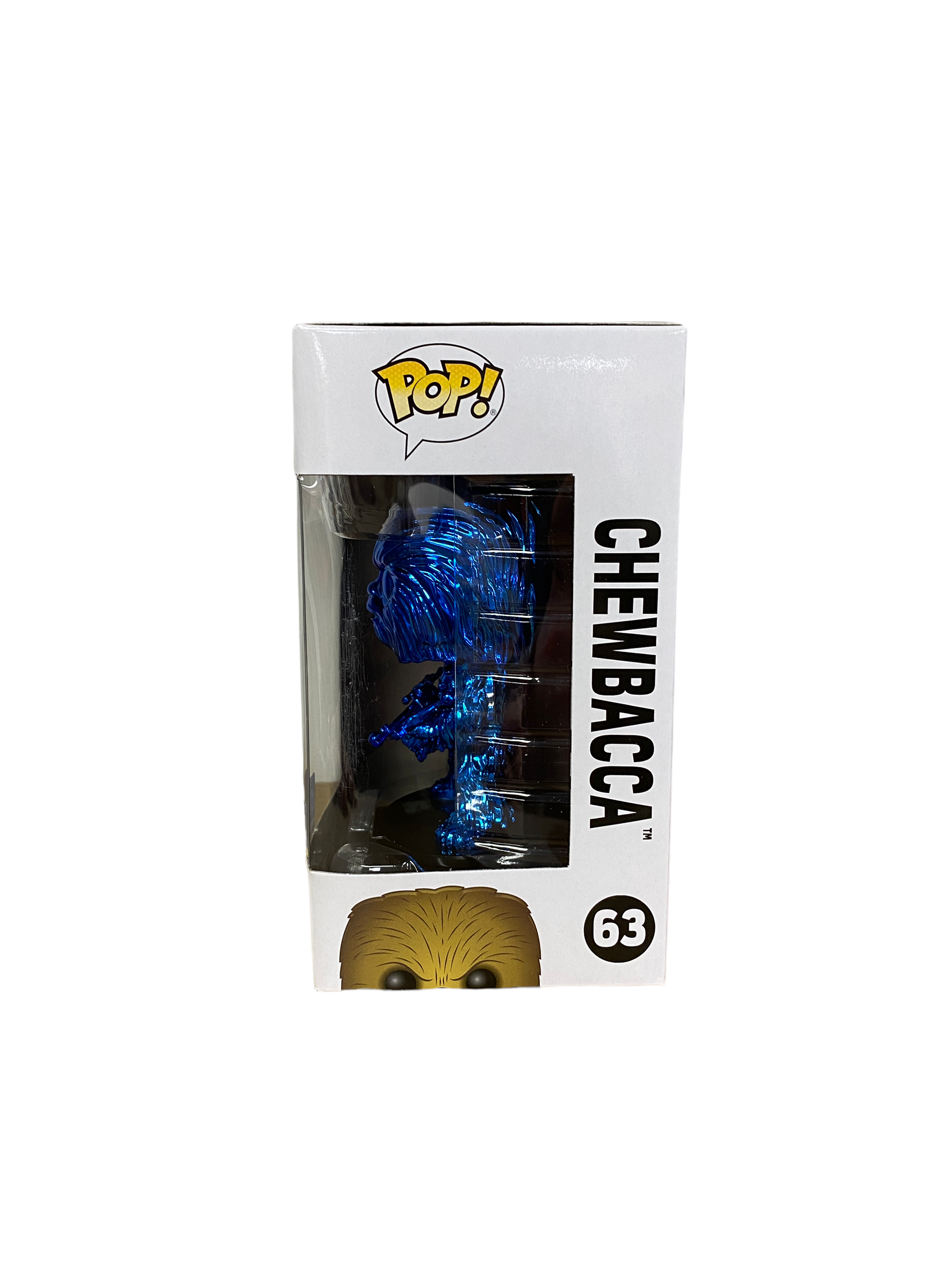 Chewbacca #63 (Blue Chrome) Funko Pop! - Star Wars - Chicago 2019 Star Wars Celebration