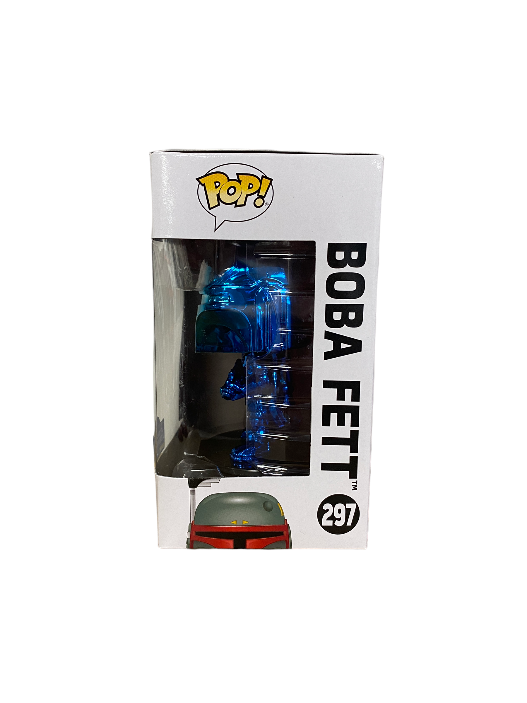 Boba Fett #297 (Blue Chrome) Funko Pop! - Star Wars - Chicago 2019 Star Wars Celebration Exclusive