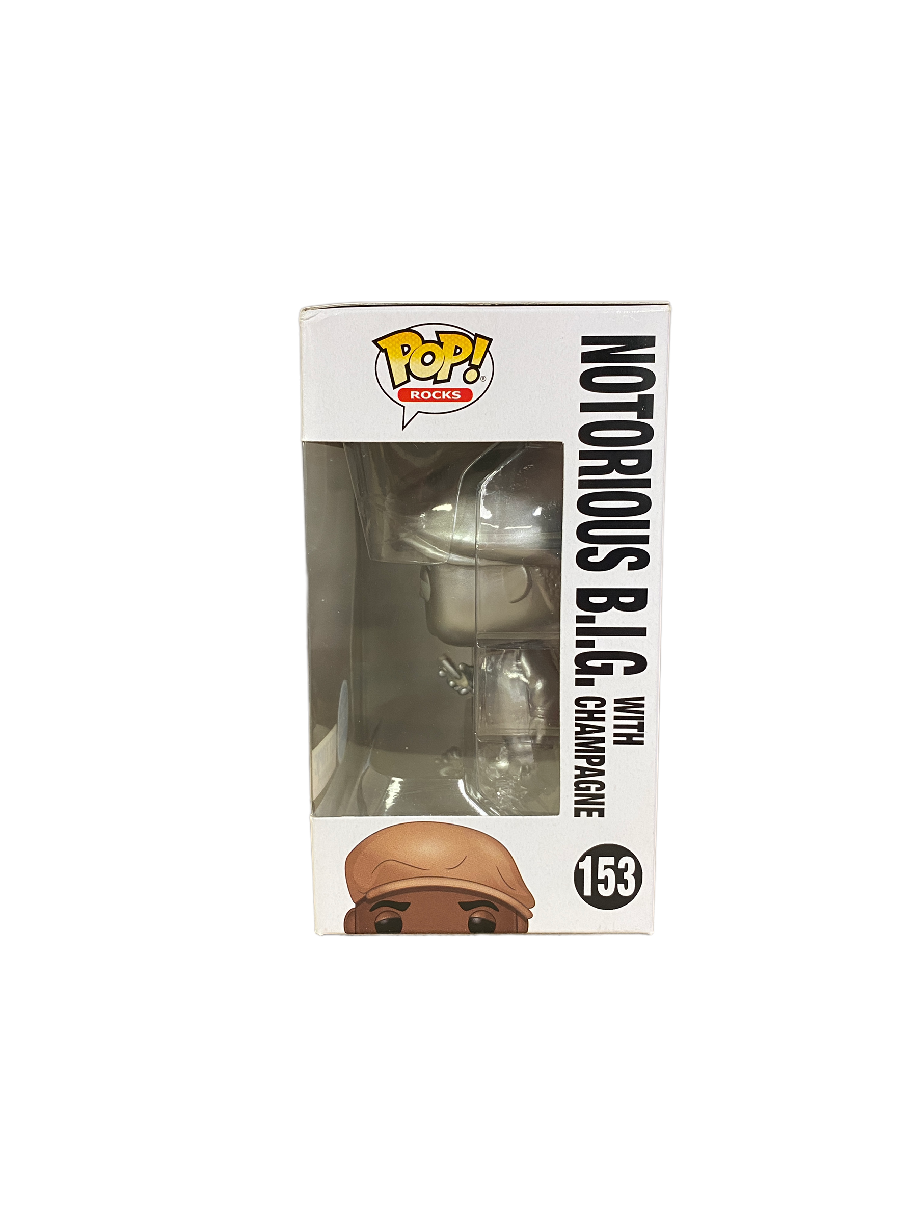 Notorious B.I.G w/Champagne #153 (Platinum Metallic) Funko Pop! - Rocks - Hot Topic Exclusive