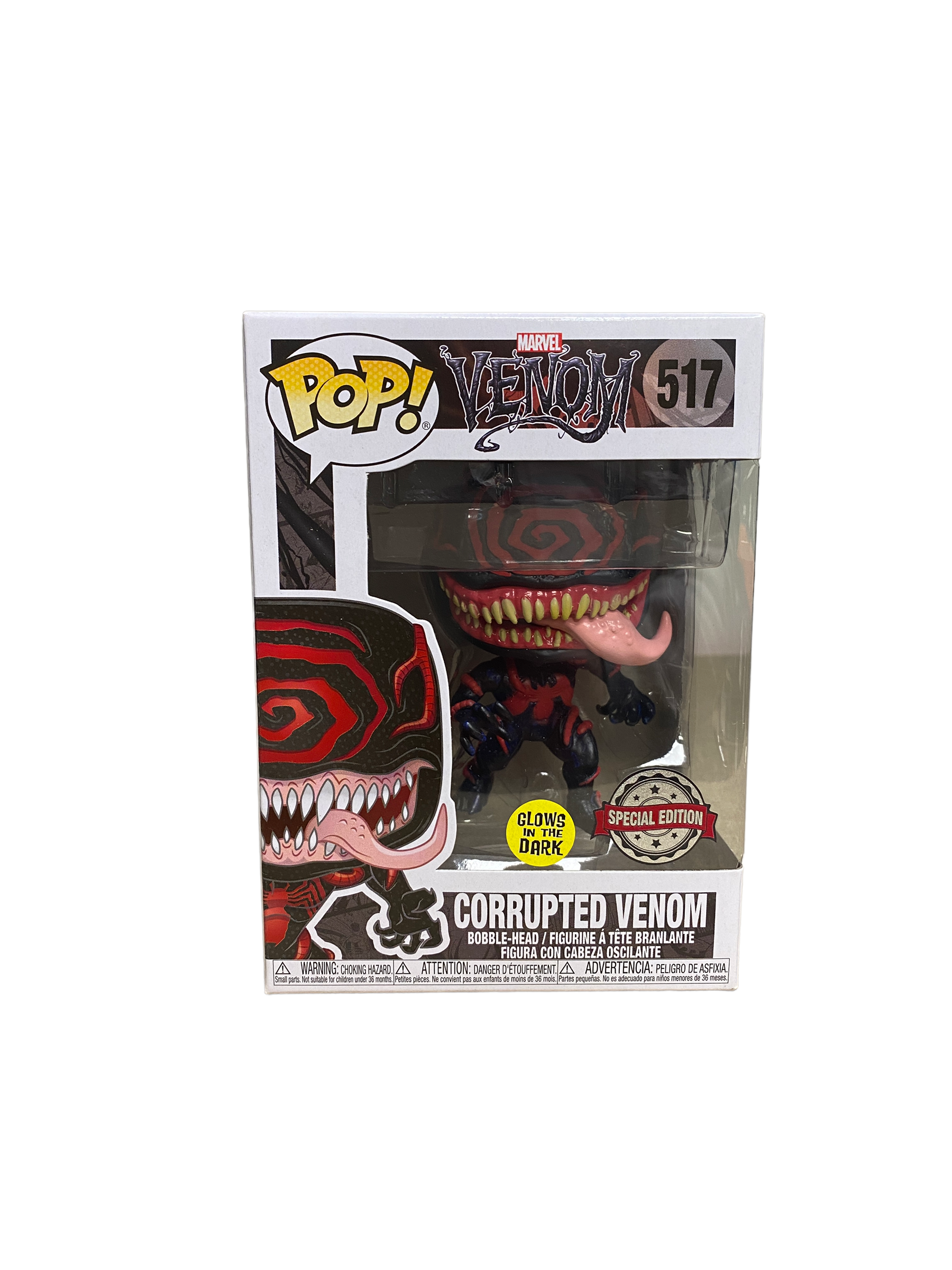 Corrupted Venom #517 (Glows In The Dark) Funko Pop! - Venom - Special Edition -