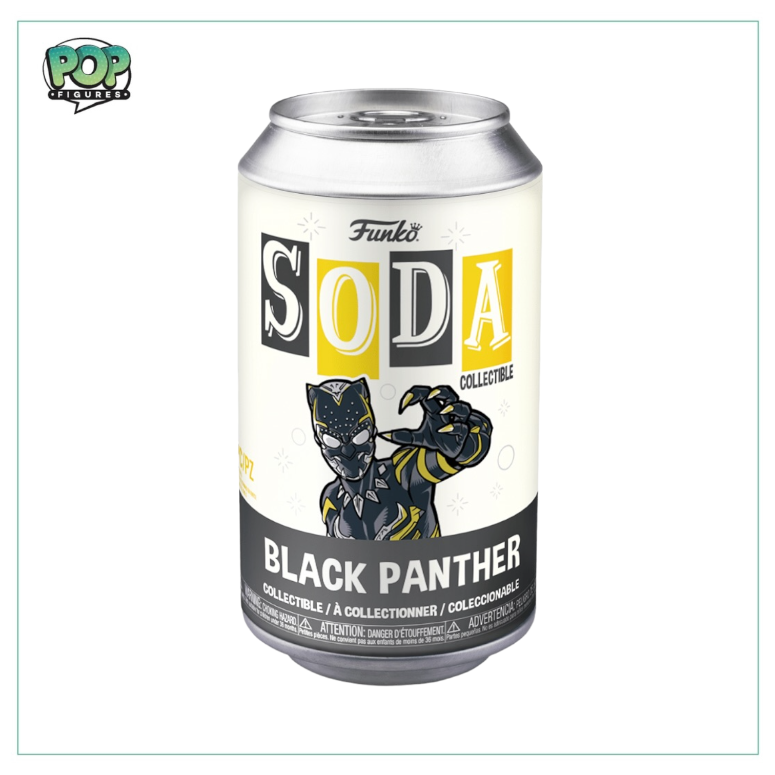 Black Panther Funko Soda Vinyl Figure! - Marvel -  Chance Of Chase