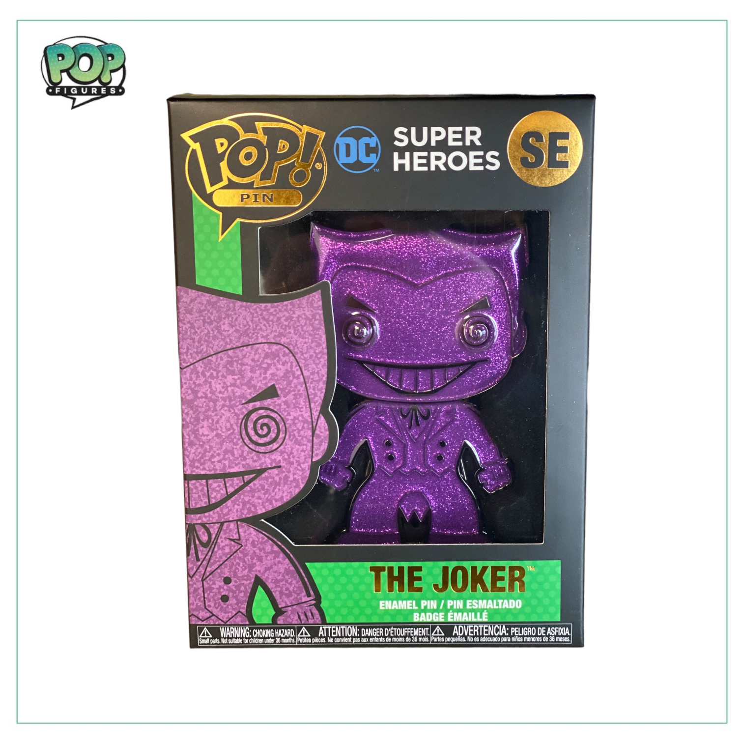 The Joker #SE Funko Enamel pin! DC Super Heroes