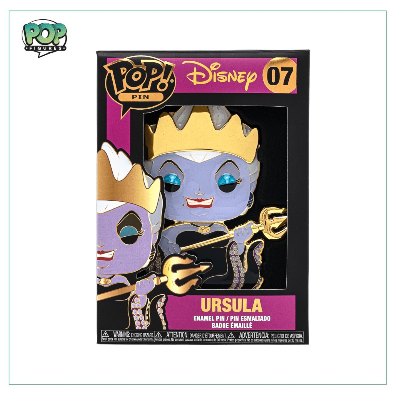 Ursula #07 Funko Enamel Pin! Disney