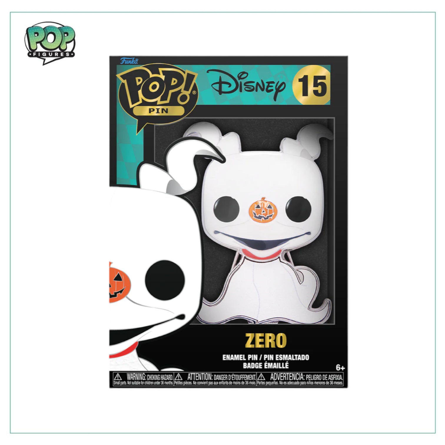 Zero #15 Funko Enamel Pop Pin! - The Nightmare Before Christmas