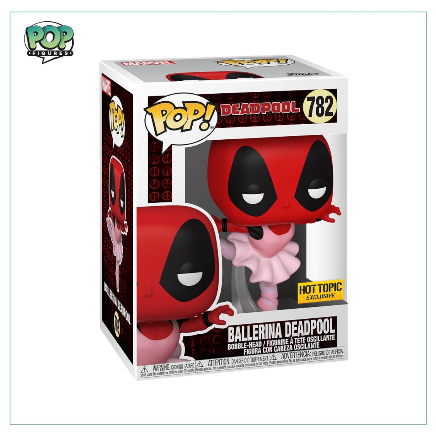 Ballerina Deadpool #782 Funko Pop! - Deadpool - Hot Topic Exclusive