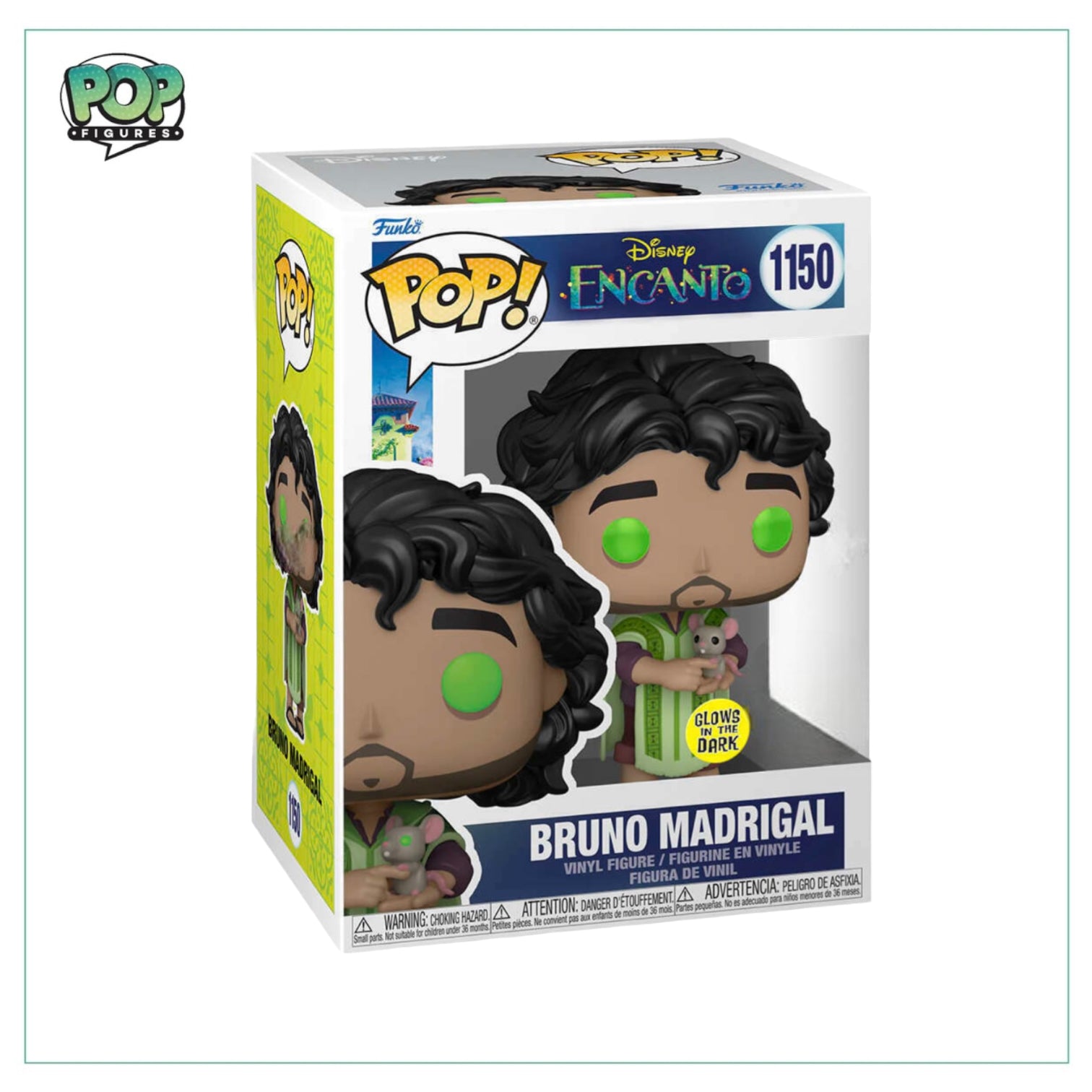 Bruno Madrigal #1150 Funko Pop! - Enchanto - Glow in the dark