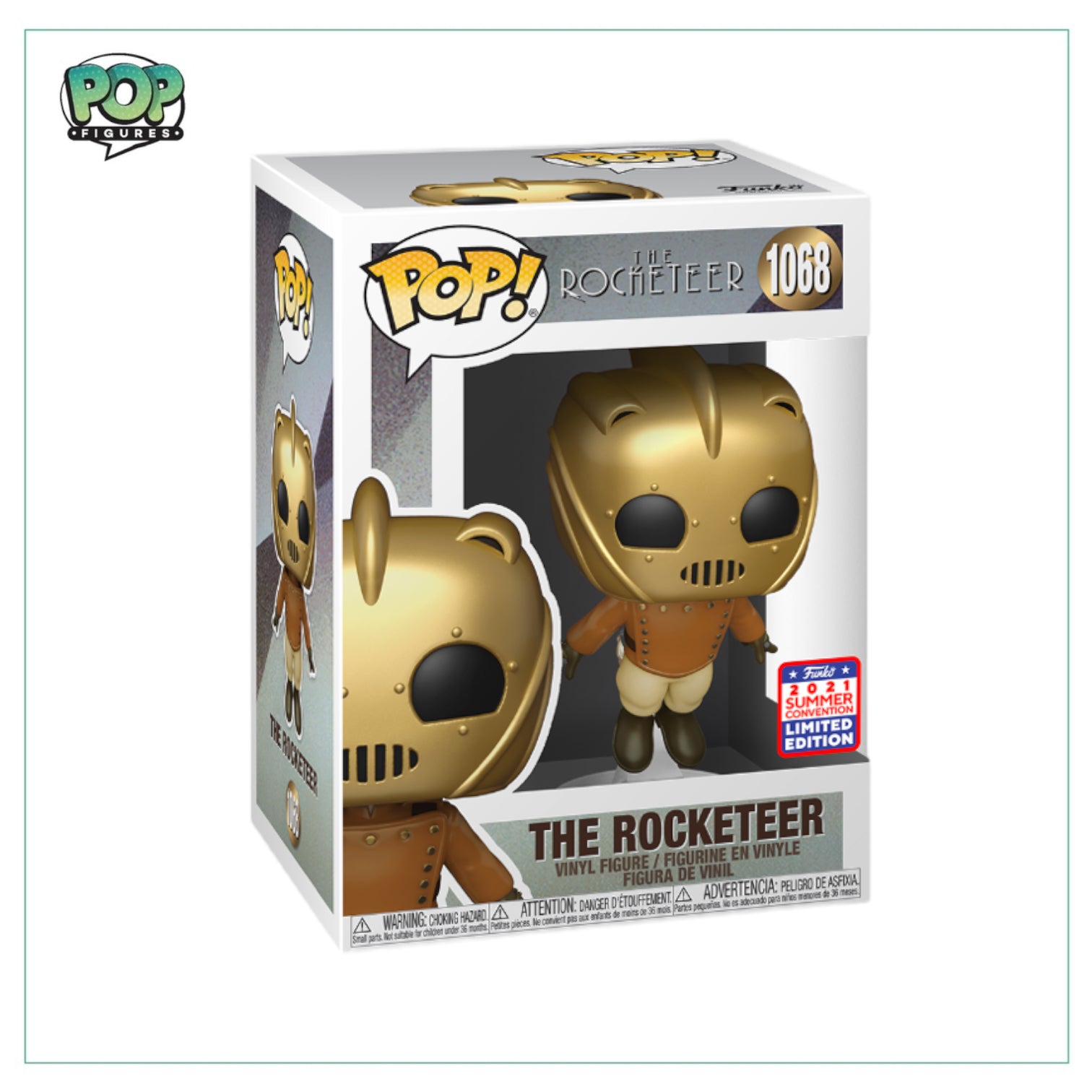 The Rocketeer #1068 Funko Pop! Disney: The Rocketeer - Virtual Funkon 2021 Shared Exclusive