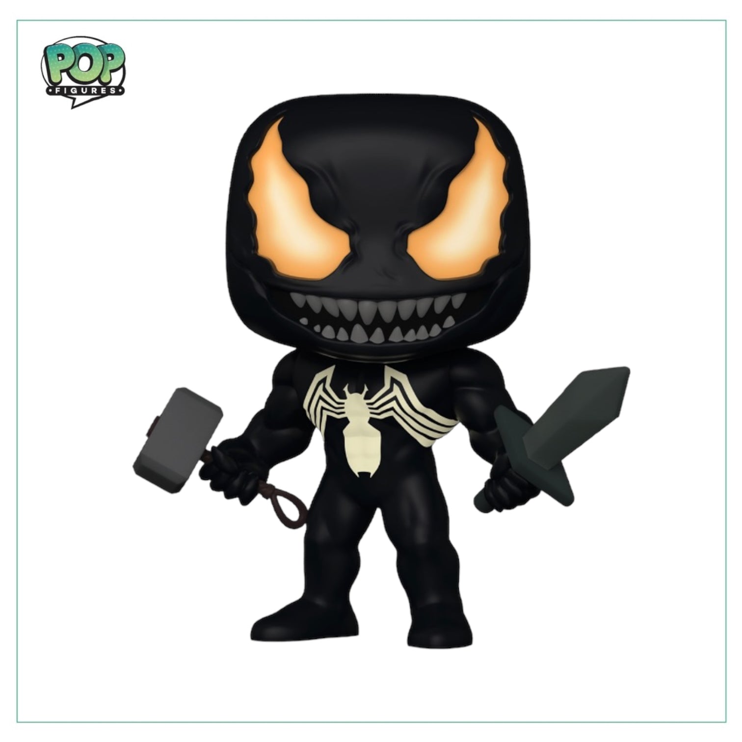 Venom #1141 (w/ Weapons - Glows In The Dark) Funko Pop! - Venom - Funko Shop Exclusive