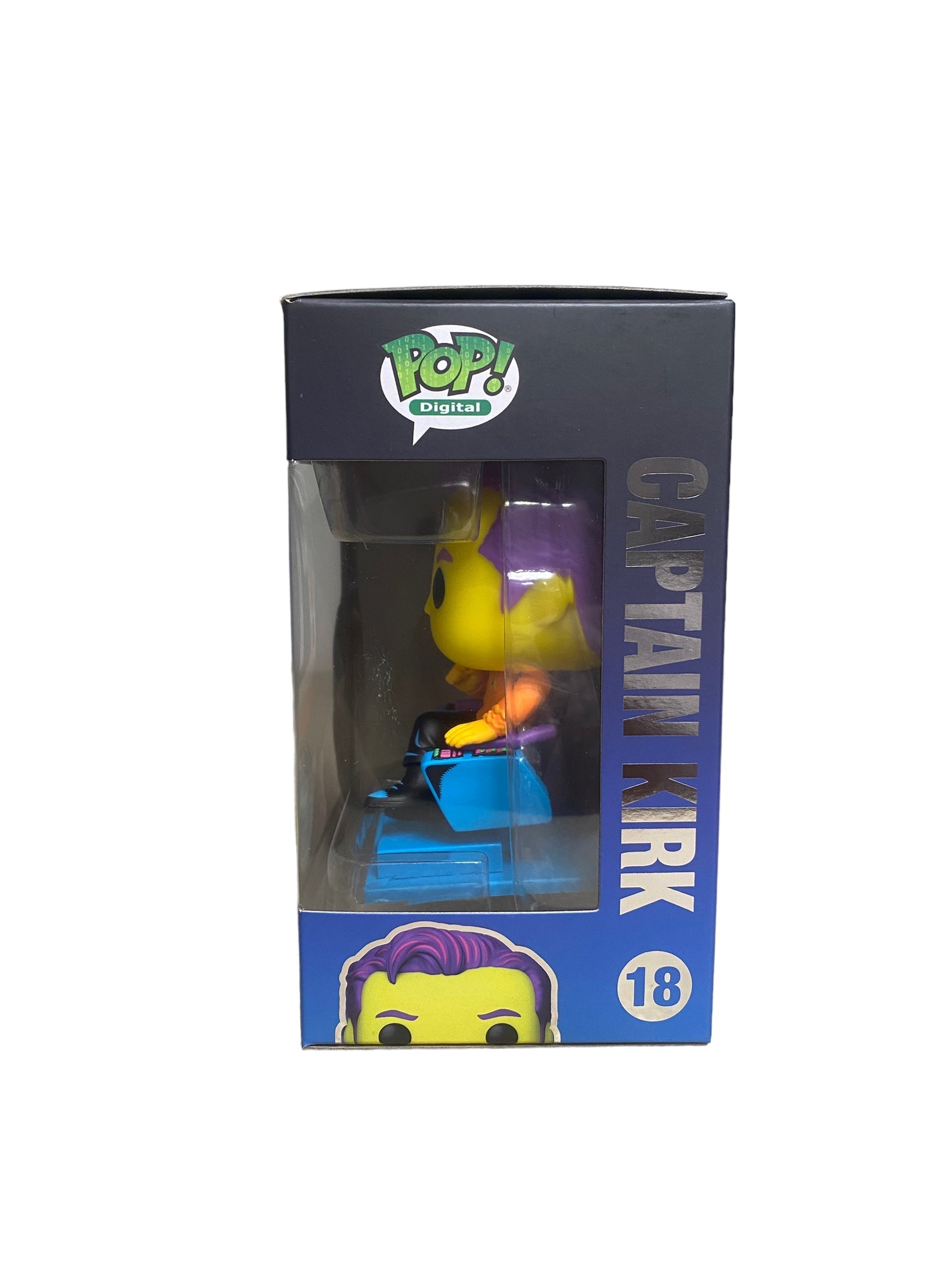 Captain Kirk #18 (Blacklight) Funko Pop! - Star Trek - NFT Release Exclusive