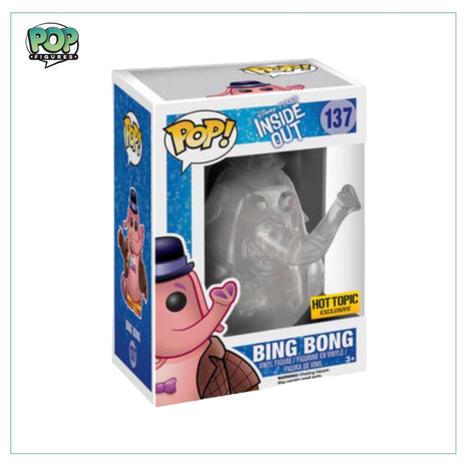 Bing Bong #137 Funko Pop! - Inside Out - Disney - Hot Topic Exclusive