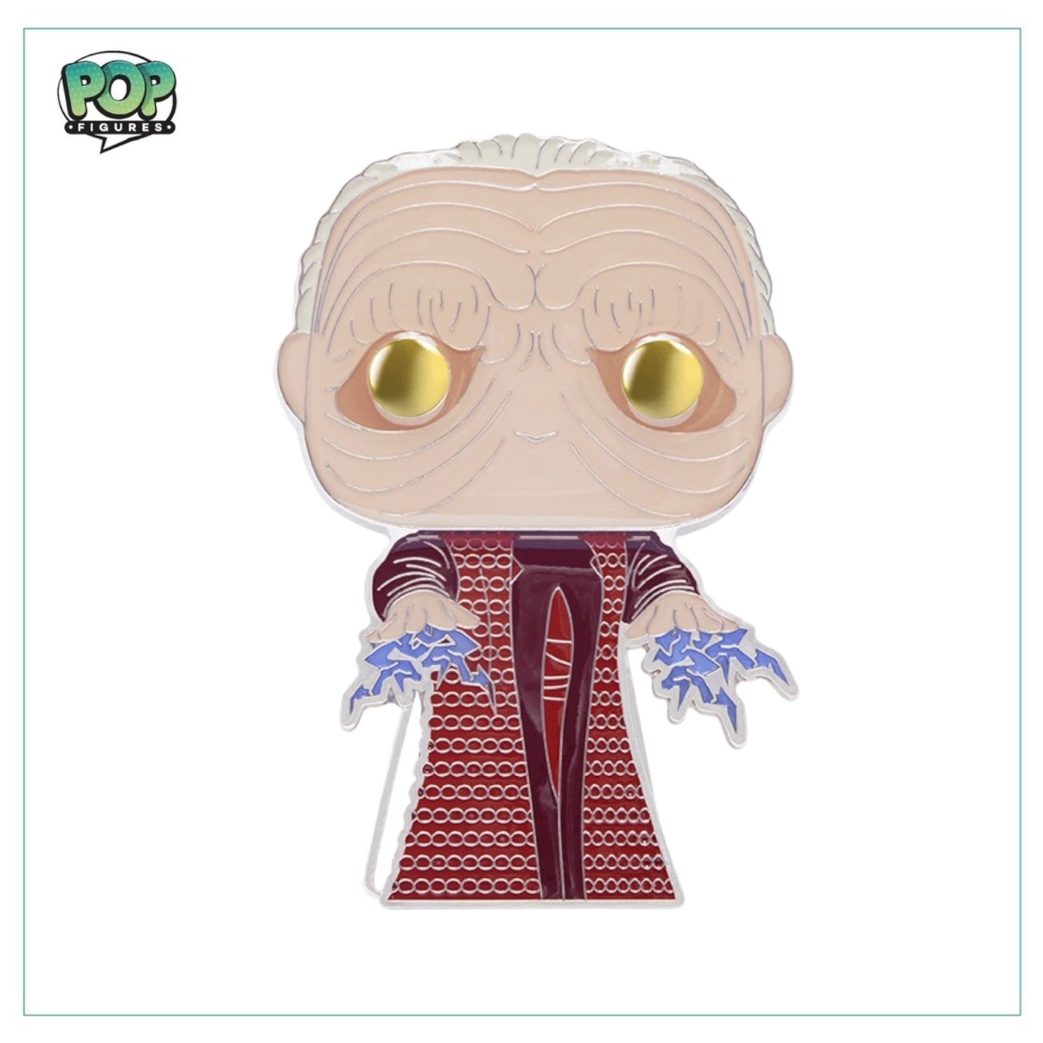 Unhooded Palpatine #24 Funko Pop Pin! - Star Wars