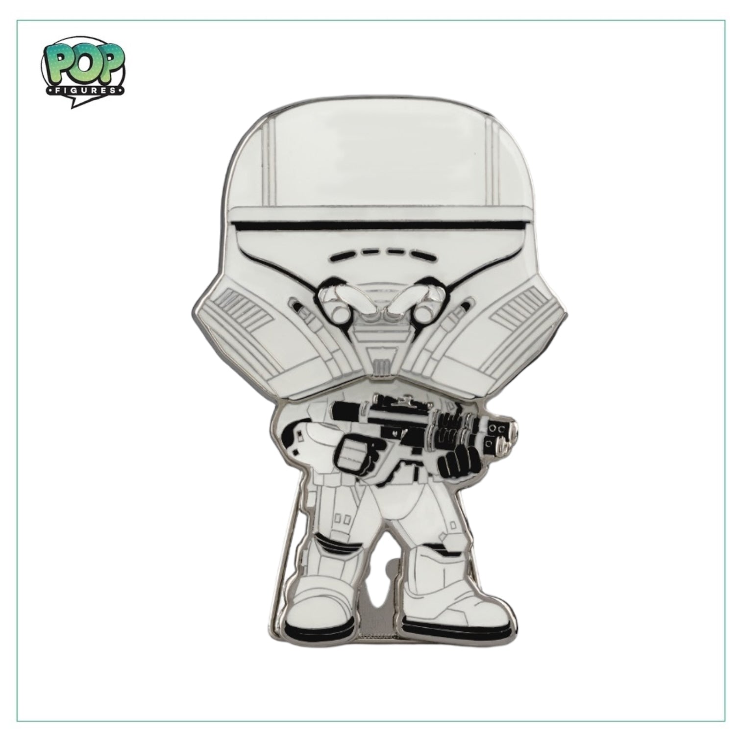 First Order Jet Trooper #39 (Glow in the Dark) Funko Enamel Pop! Pin - Star Wars - Chance of Chase