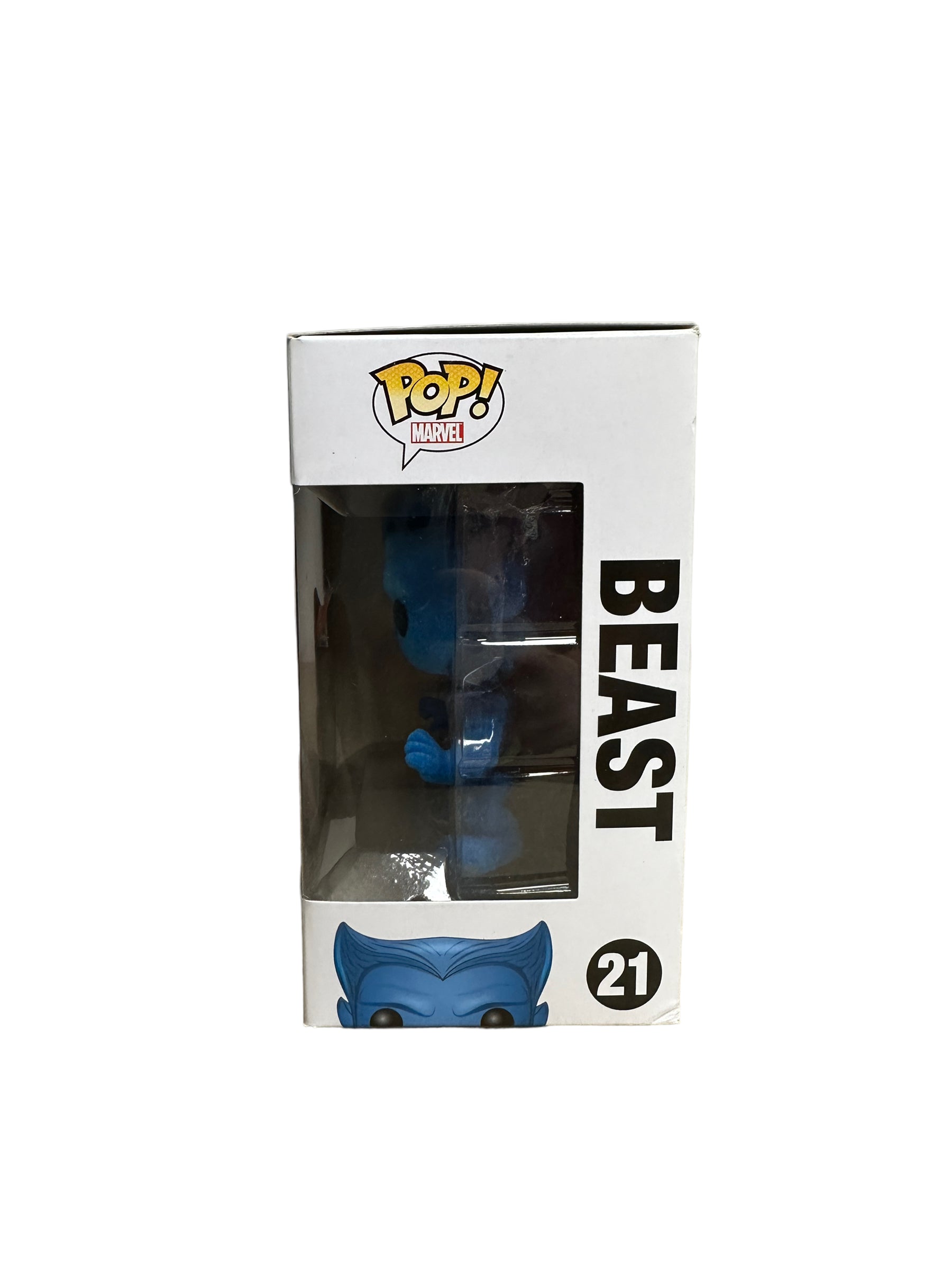 Beast #21 (Flocked) Funko Pop! - Marvel Universe - Gemini Collectibles Exclusive