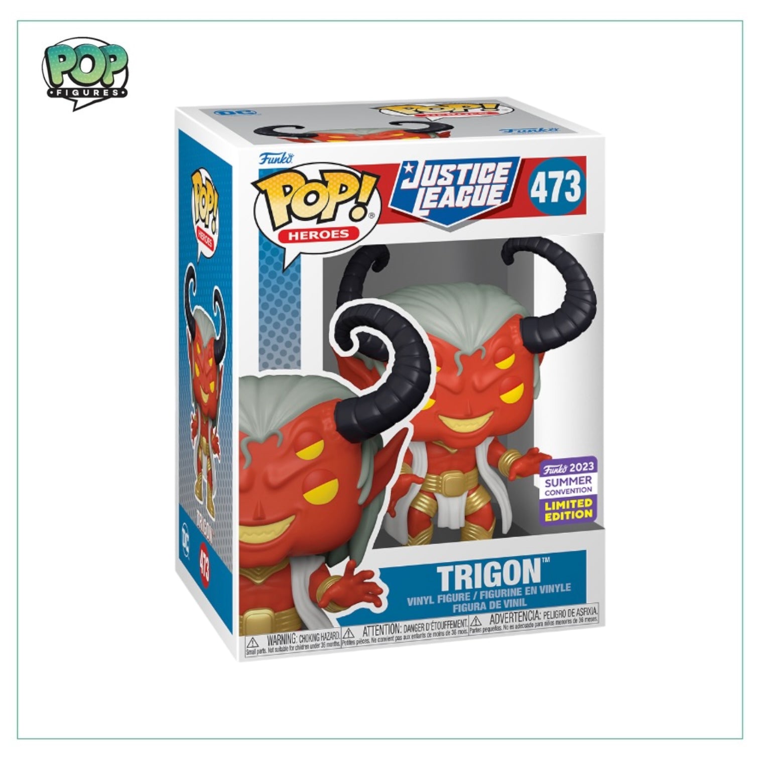 Trigon #473 Funko Pop! - Justice League - SDCC 2023 Shared Exclusive