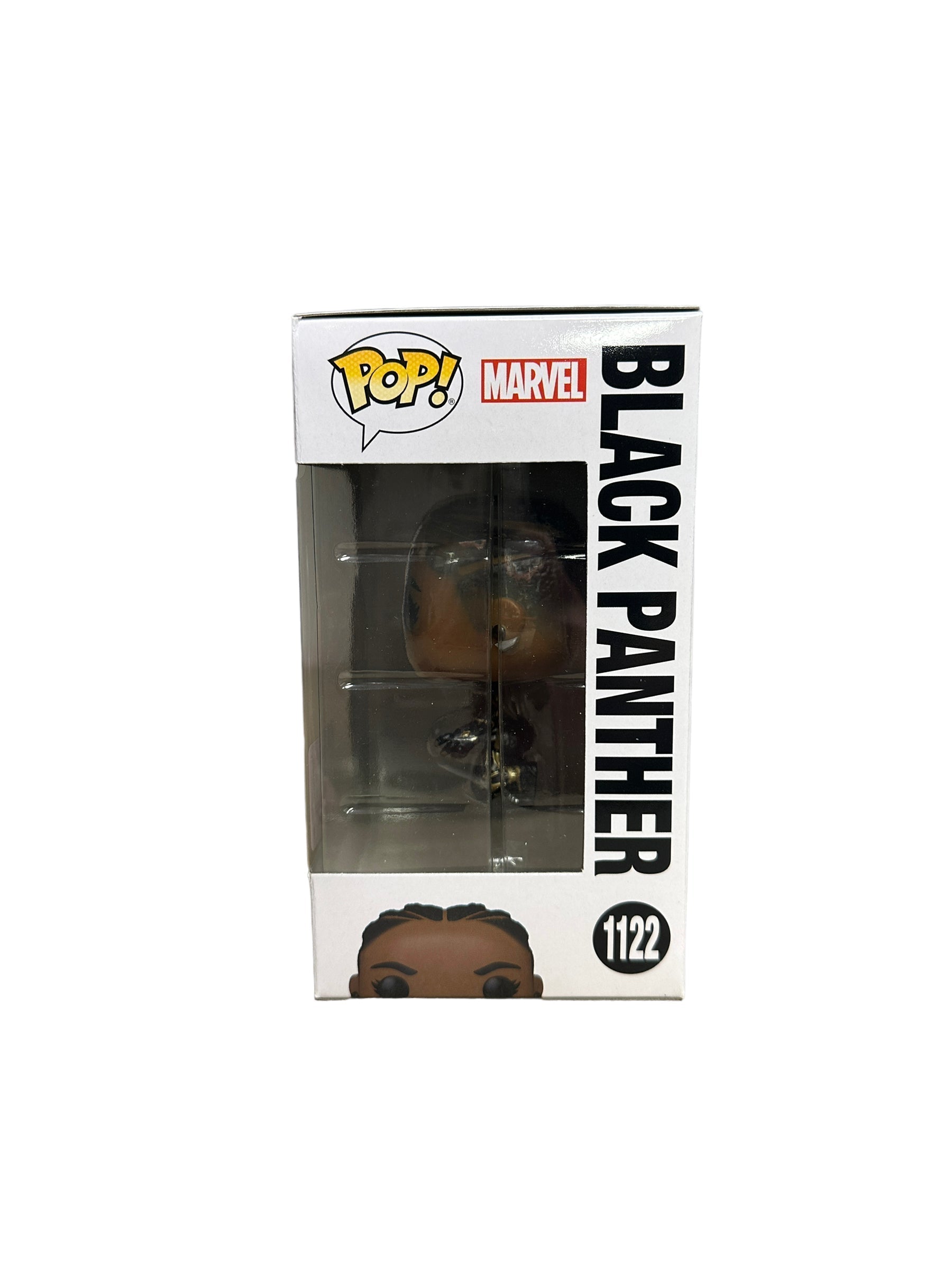 Black Panther #1122 (Unmasked) Funko Pop! - Black Panther - Marvel Collector Corps Exclusive -